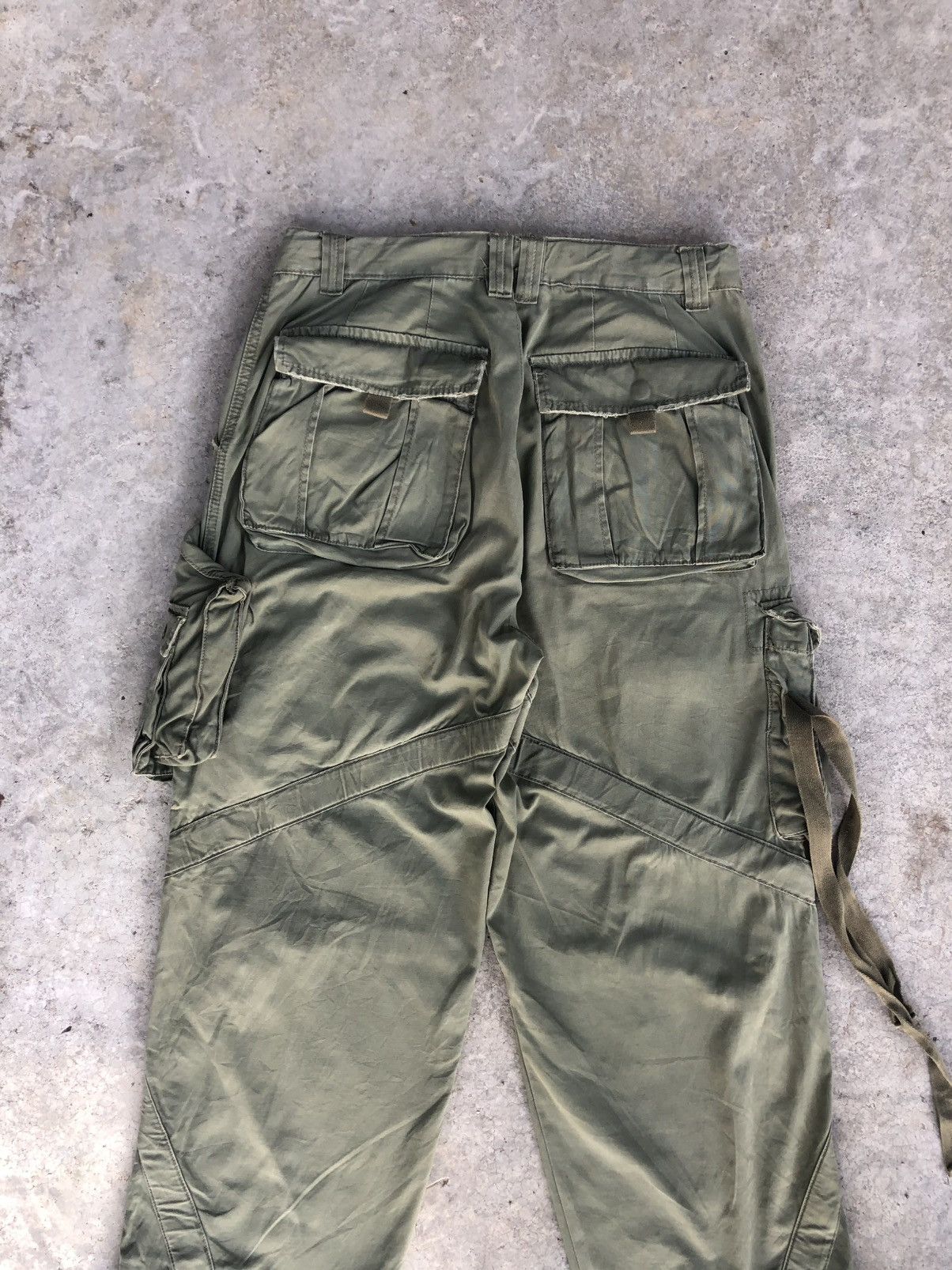 Japanese Brand Japanese 3.Q.R Army Cargo Pants Bondage Multipocket Size US 31 - 8 Thumbnail