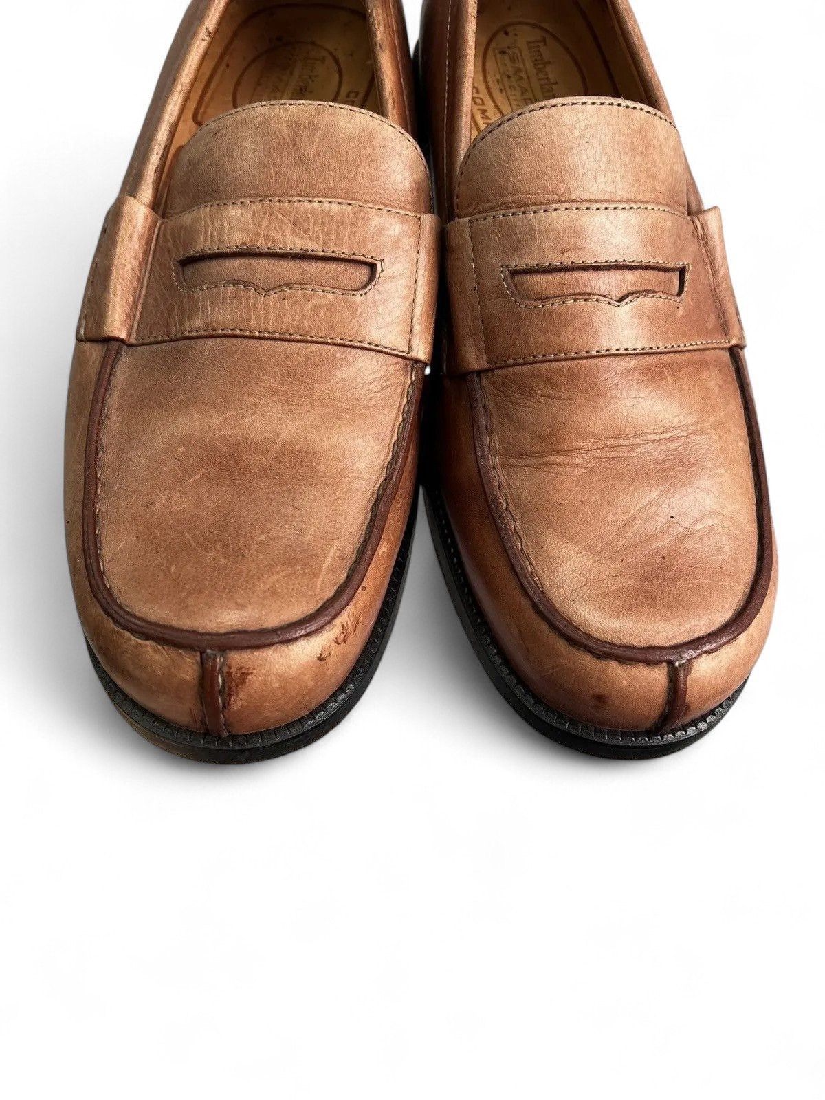 Timberland Timberland Brown Leather Casual Shoes loafers Y2K Style Size US 7.5 / EU 40-41 - 4 Thumbnail