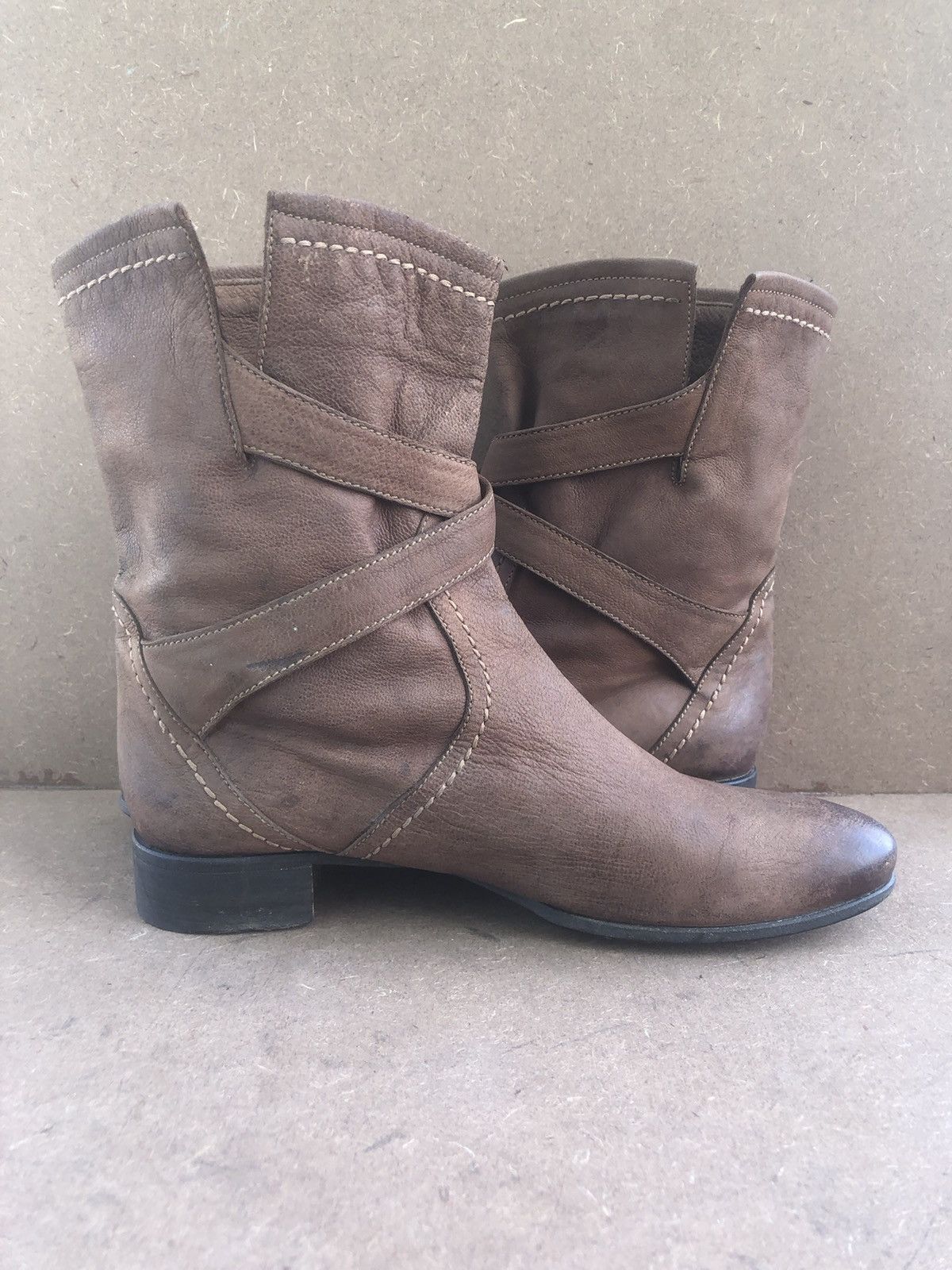 Prada Prada Brown Calfskin Leather Women’s Boots Size 39.5 Size US 9.5 / IT 39.5 - 5 Thumbnail