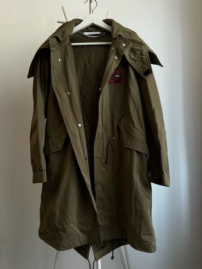 Givenchy Givenchy PARKA All-Seeing Eye Long Length Parka Coat Size US M / EU 48-50 / 2 - 2 Thumbnail