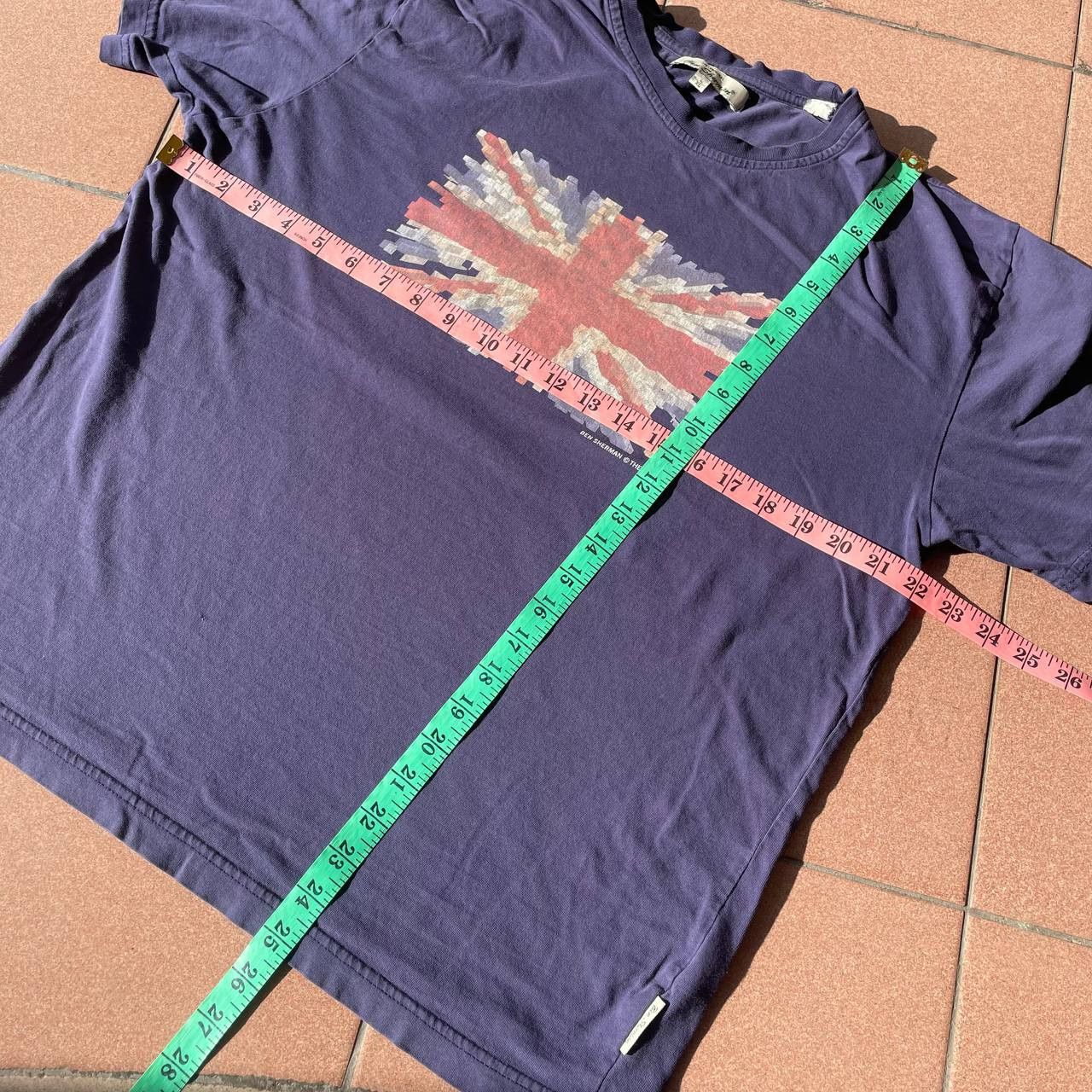 Ben Sherman BEN SHERMAN UNITED KINGDOM FLAG VINTAGE NICE FADE Size US XL / EU 56 / 4 - 3 Thumbnail