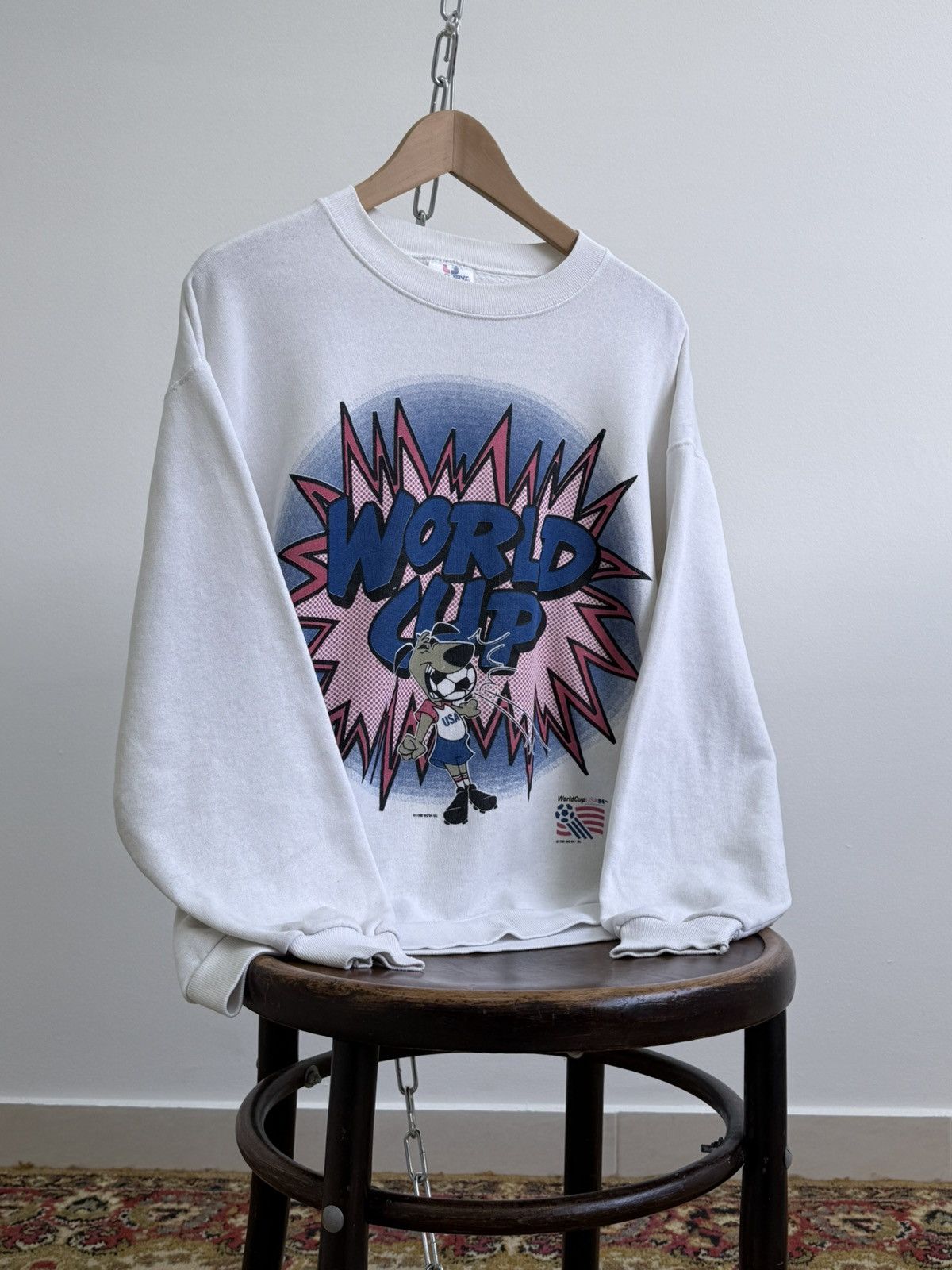 Vintage Vintage 1994 World Cup USA Soccer Graphic Sweatshirt 1991 Size US L / EU 52-54 / 3 - 1 Thumbnail