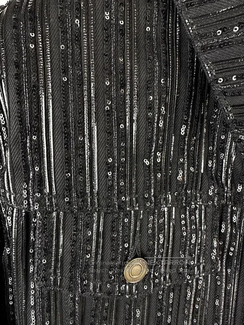 Saint Laurent Paris Saint Laurent Paris Sequined Beaded Denim Jacket Size US M / EU 48-50 / 2 - 3 Thumbnail