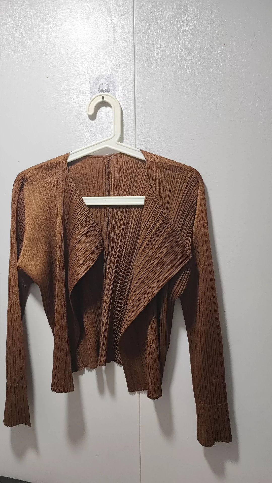 Issey Miyake issey miyake Brown long sleeved cardigan Size US M / EU 48-50 / 2 - 1 Thumbnail