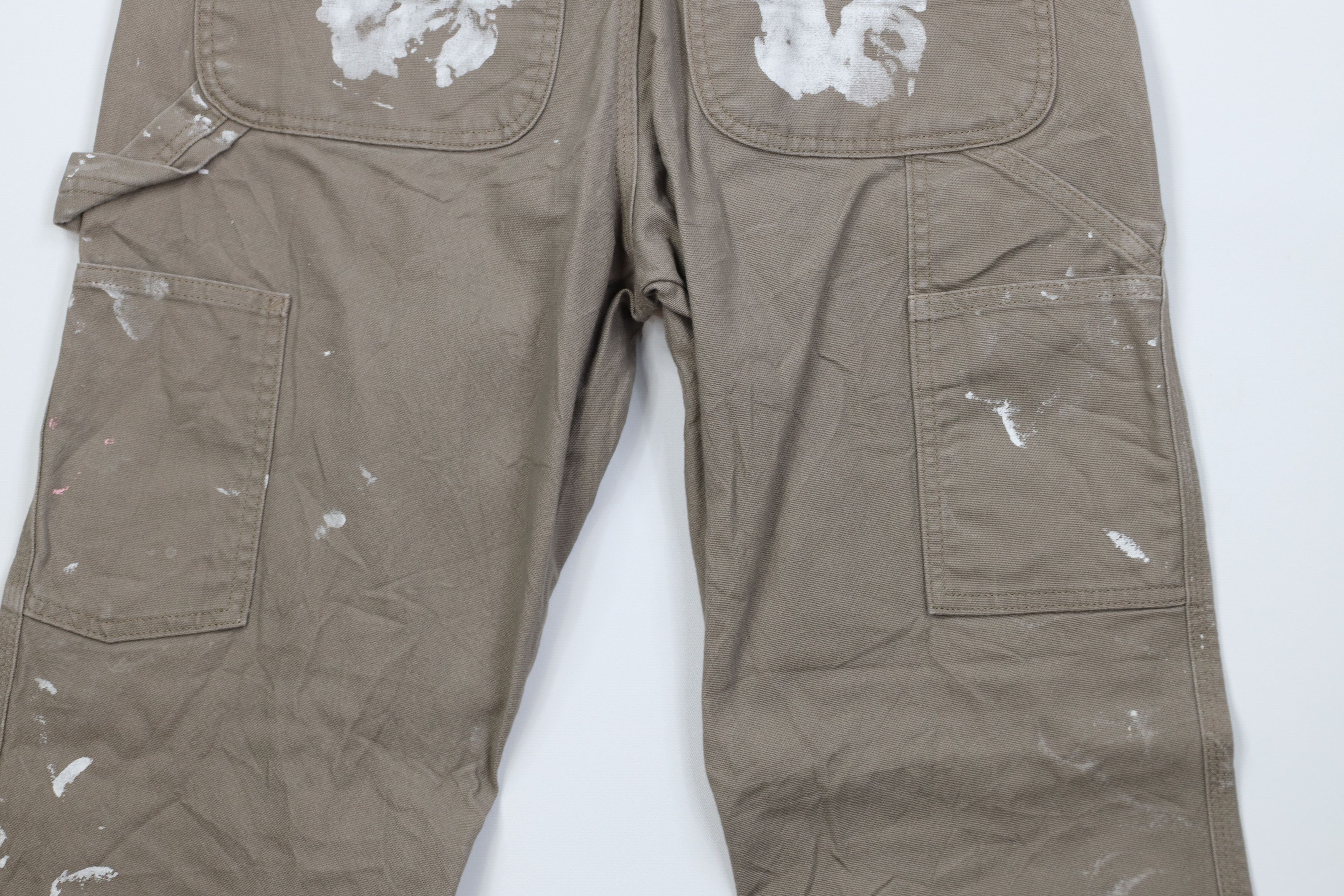 Carhartt Vintage Y2K Carhartt Fit Canvas Wide Leg Pants Desert Size US 31 - 11 Thumbnail