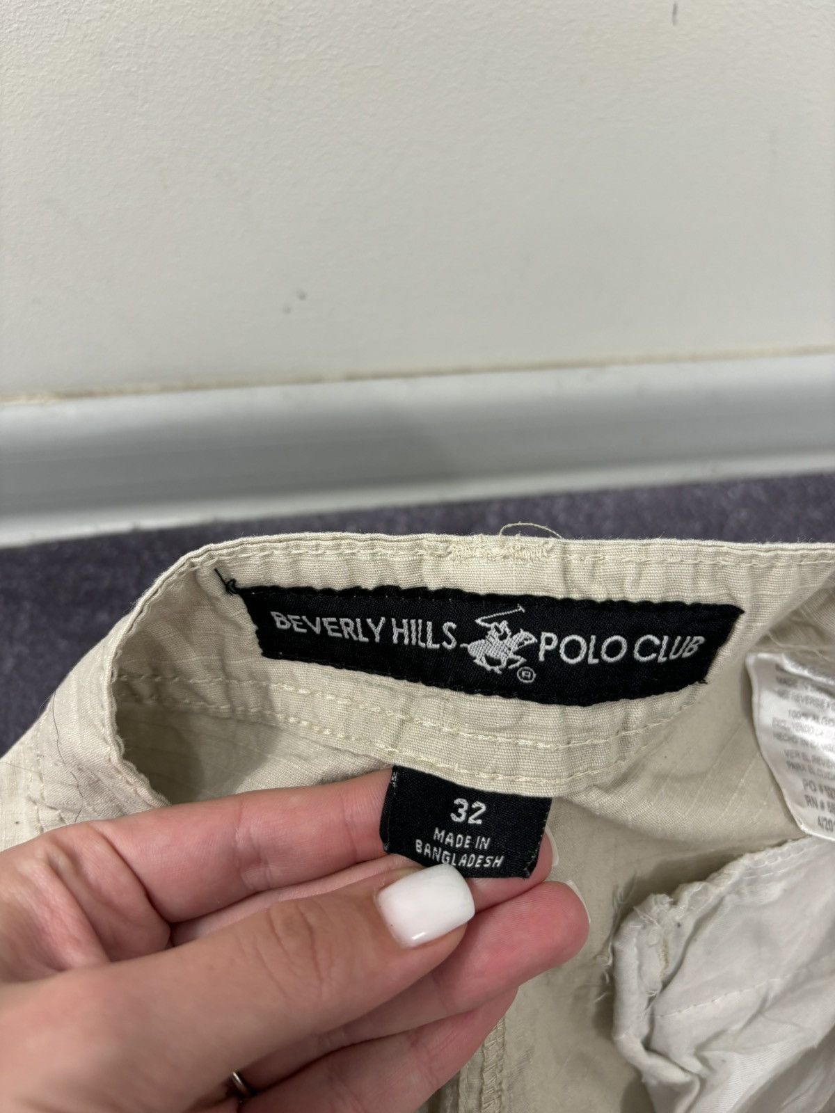 Beverly Hills Polo Club Beverly Hills Polo Club Y2K Bondage Utility Cargo Shorts Size US 32 / EU 48 - 10 Thumbnail