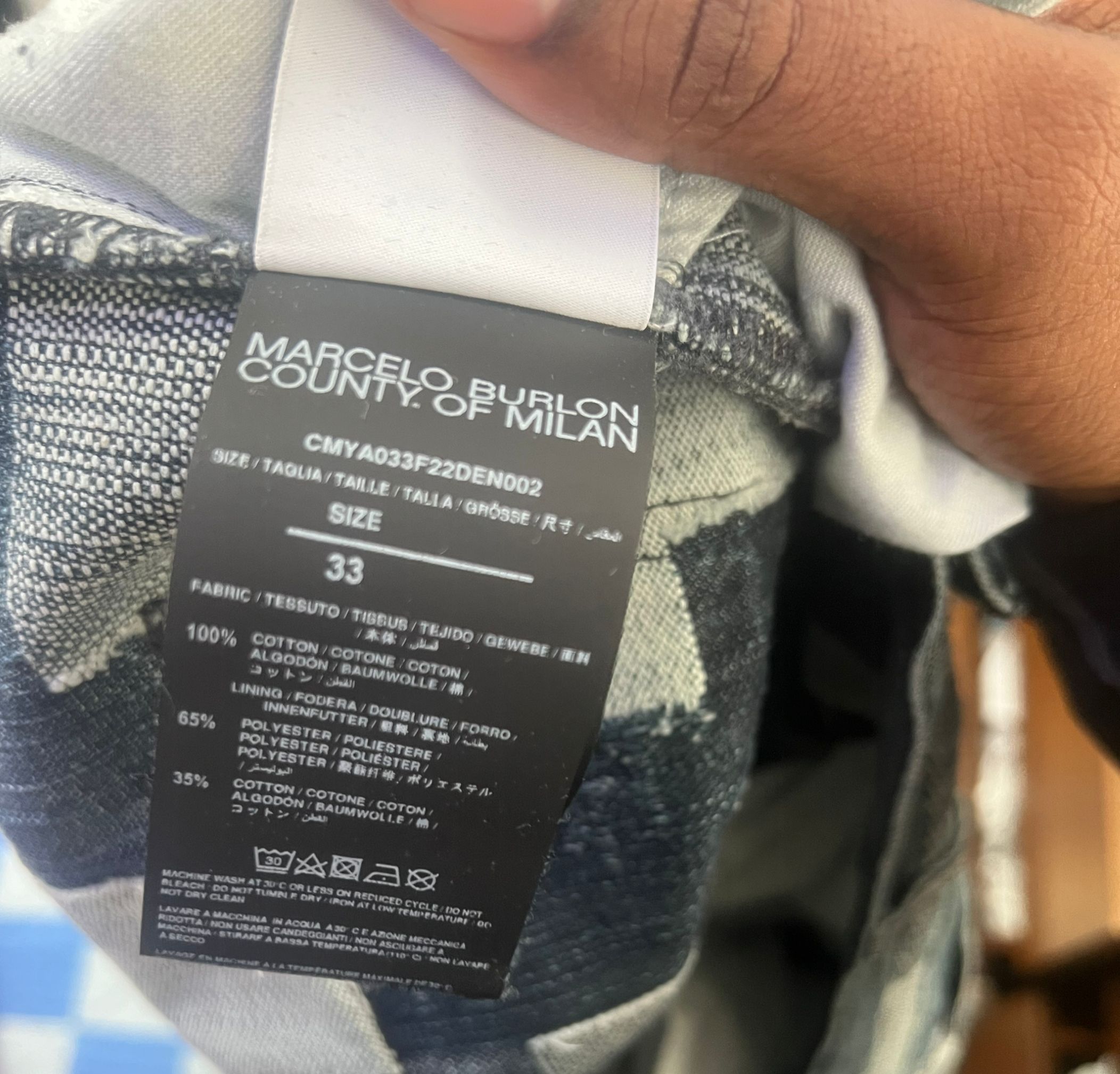 Marcelo Burlon Marcelo Burlon County of Milan Cross Jeans Size US 33 - 5 Thumbnail