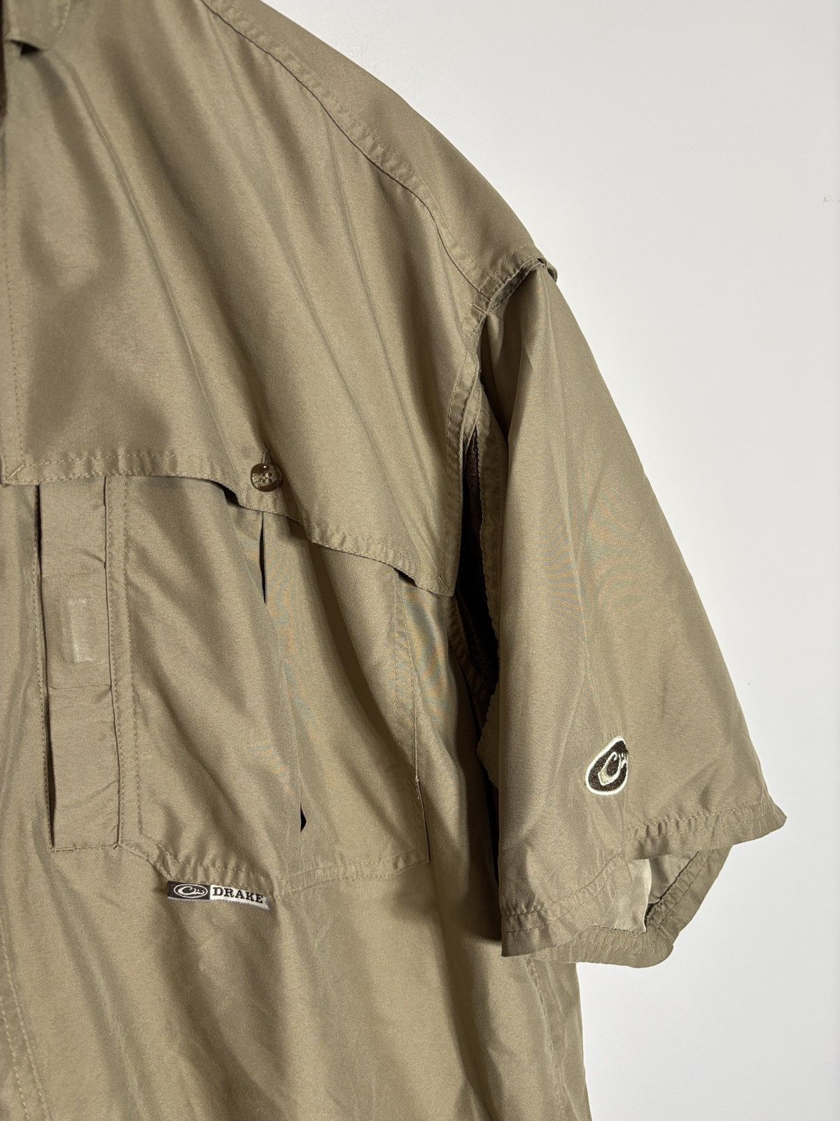 Drake Drake Waterfowl Systems Short Sleeve Button Up Shirt XL Size US XL / EU 56 / 4 - 2 Thumbnail