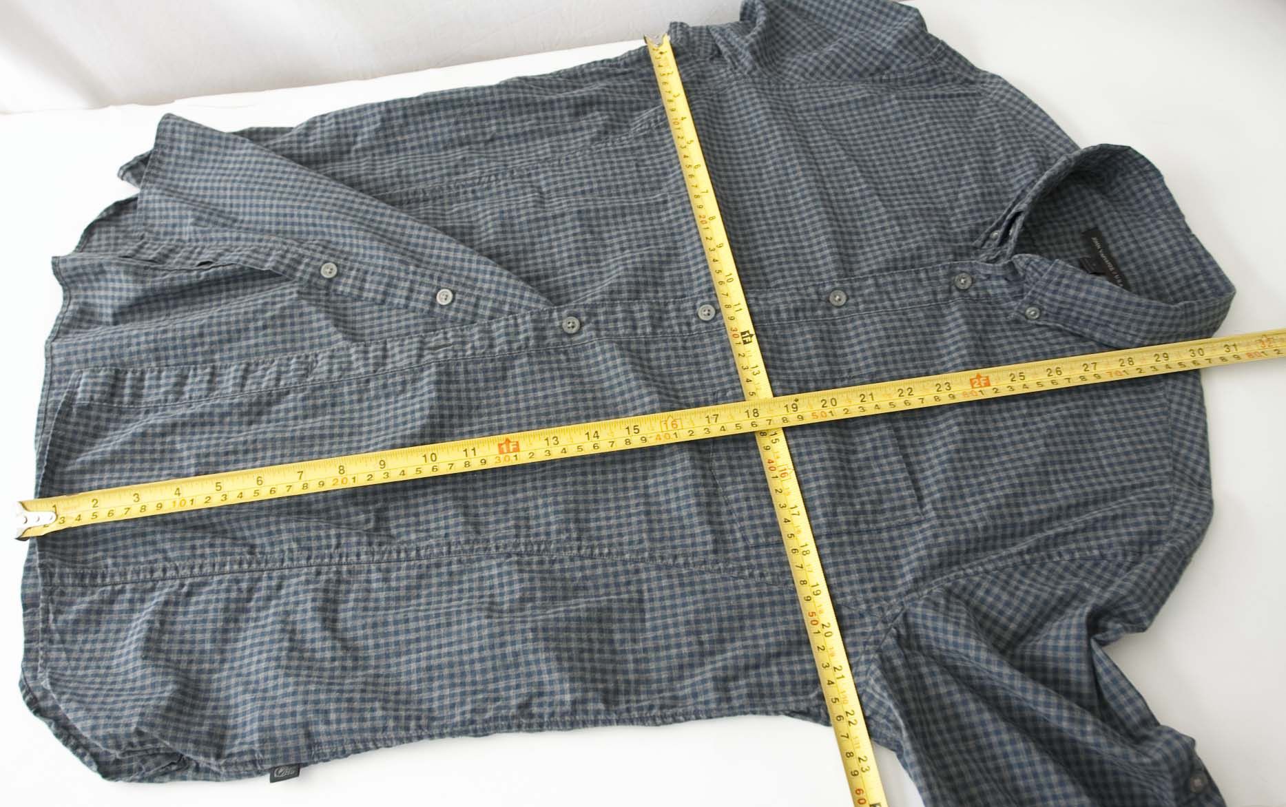 John Varvatos John Varvatos Shirt Plaid Blue / Gray Size L Size US L / EU 52-54 / 3 - 5 Thumbnail