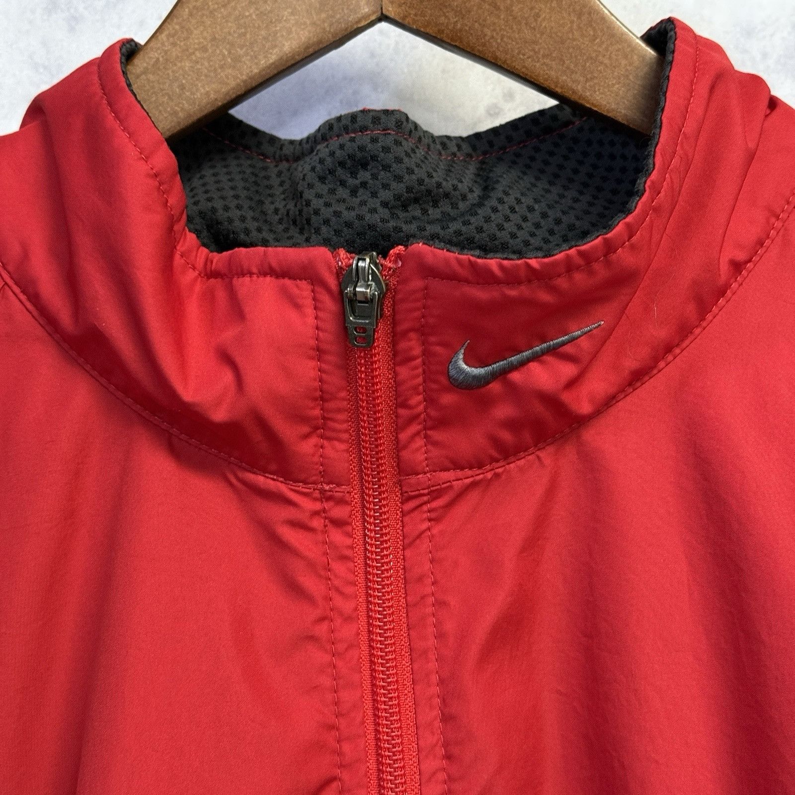 Nike Nike Windbreaker Jacket Mens 2XL Tall Red Full Zip Active Sp Size US XXL / EU 58 / 5 - 3 Thumbnail