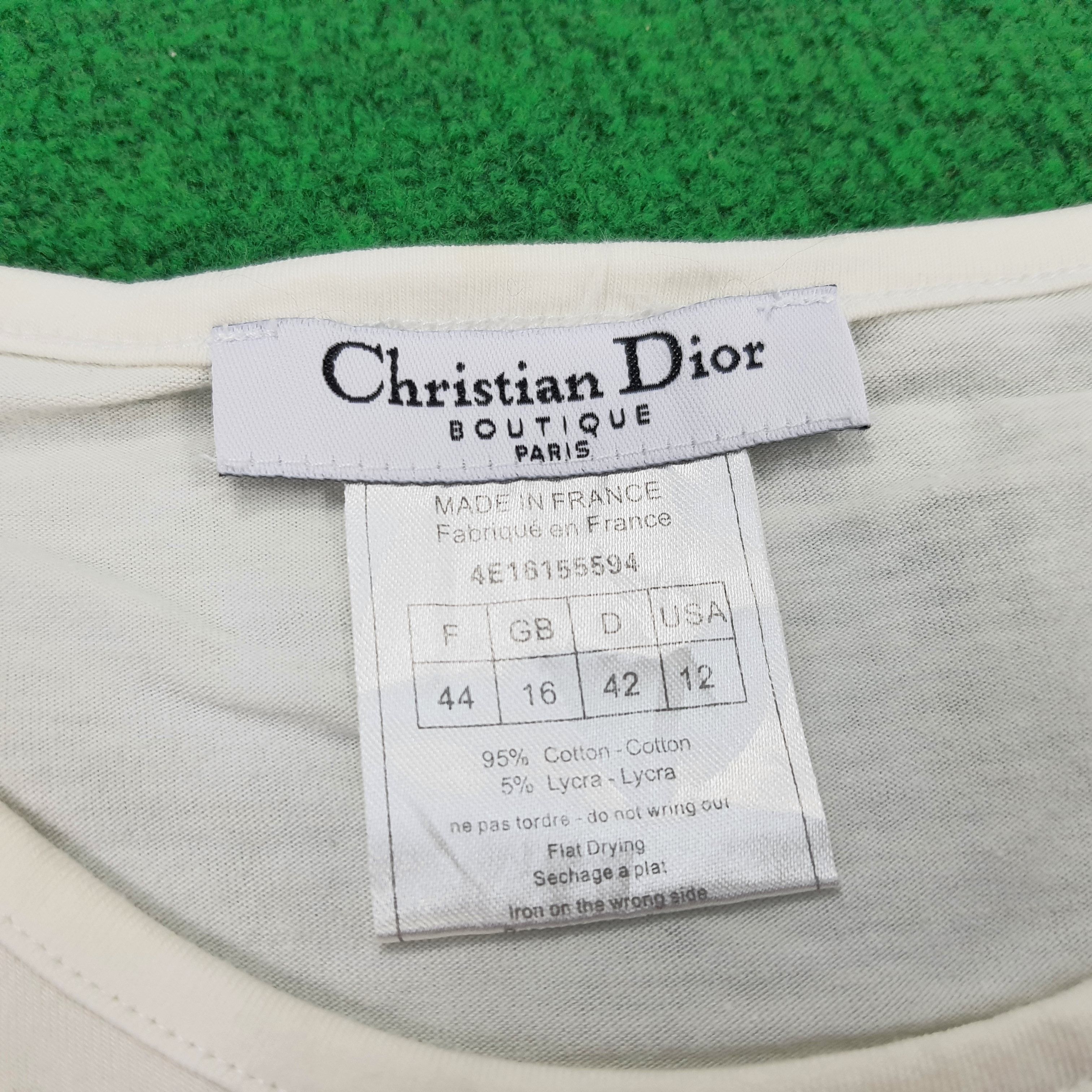 Christian Dior Monsieur × Vintage Vintage Chrisitan Dior Italian Brand T-shirt Size S / US 4 / IT 40 - 5 Thumbnail