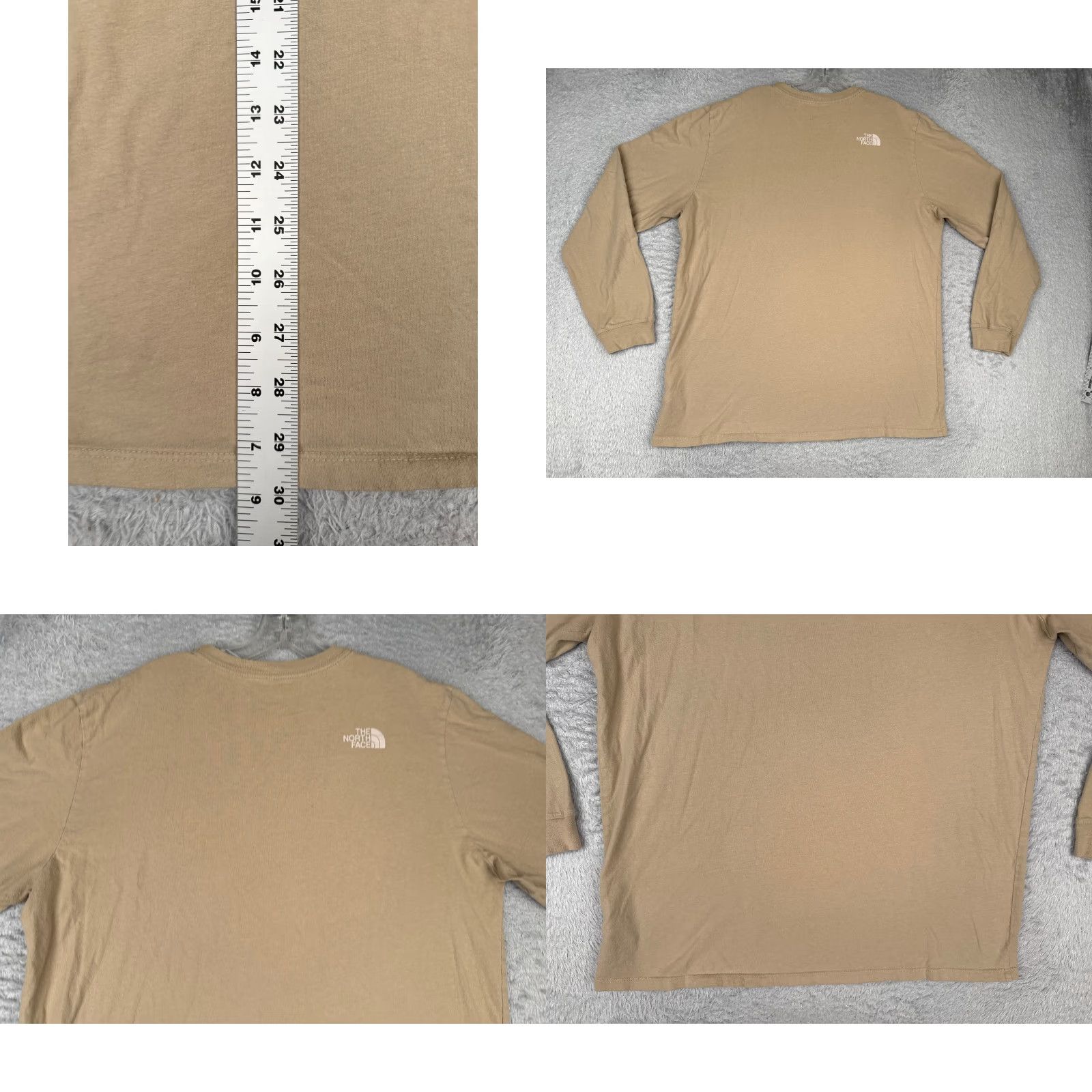 The North Face The North Face Shirt Men XL Beige Camo Long Sleeve Cotton Crew Logo Read Size US XL / EU 56 / 4 - 9 Thumbnail