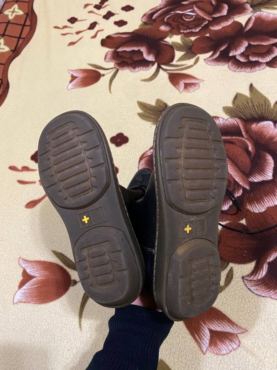 Dr. Martens Dr Martens Vintage Mid Calf Black Leather Suede Rare Boots Size US 4 / IT 34 - 7 Thumbnail