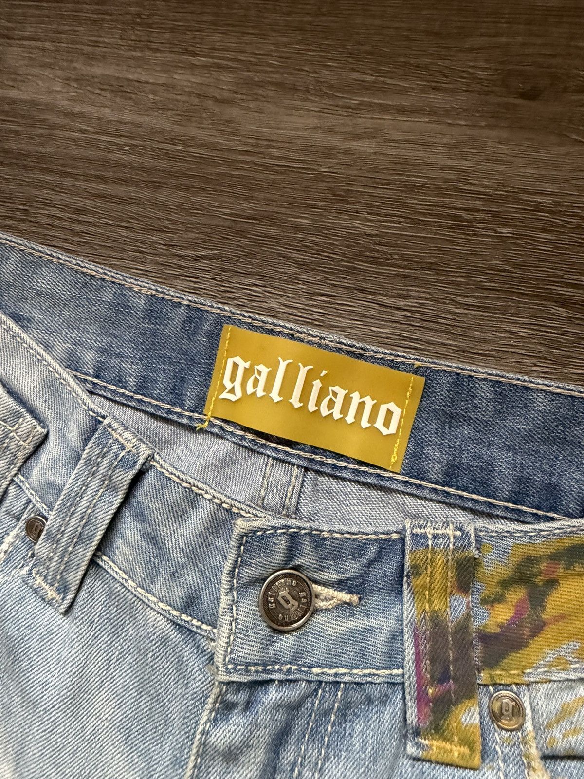 John Galliano Rare John galliano Street Signs Multi Patch Denim Jeans Size US 28 / EU 44 - 5 Thumbnail