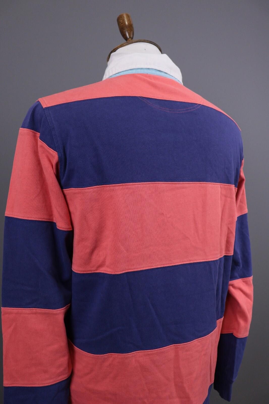 Designer Hackett London Tailored Fit Rugby Polo Sweater Size M Size US M / EU 48-50 / 2 - 12 Thumbnail