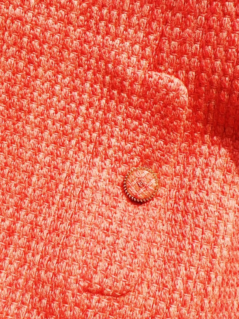 Chanel Chanel 16K autumn and winter show orange tweed stitching h Size XS / US 0-2 / IT 36-38 - 4 Thumbnail