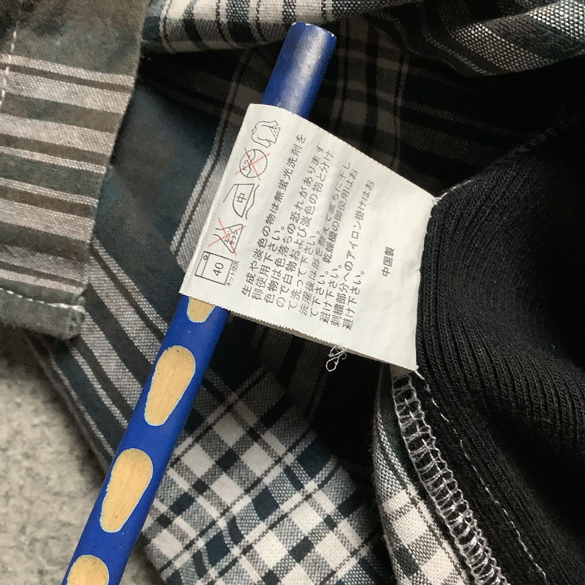 If Six Was Nine × KMRii × Le Grande Bleu (L.G.B.) Vintage Grangesta Standard Japan Mesh Punk Anarchy Poem Y2K Size US L / EU 52-54 / 3 - 8 Thumbnail