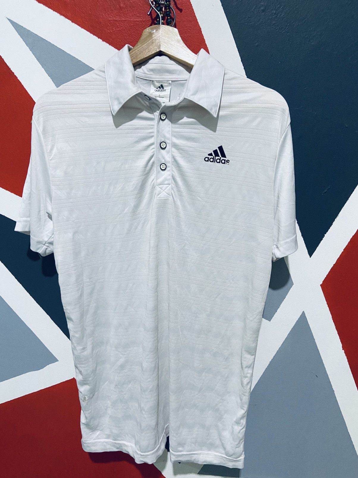 Adidas Vintage Adidas Polo tee Size US S / EU 44-46 / 1 - 1 Thumbnail