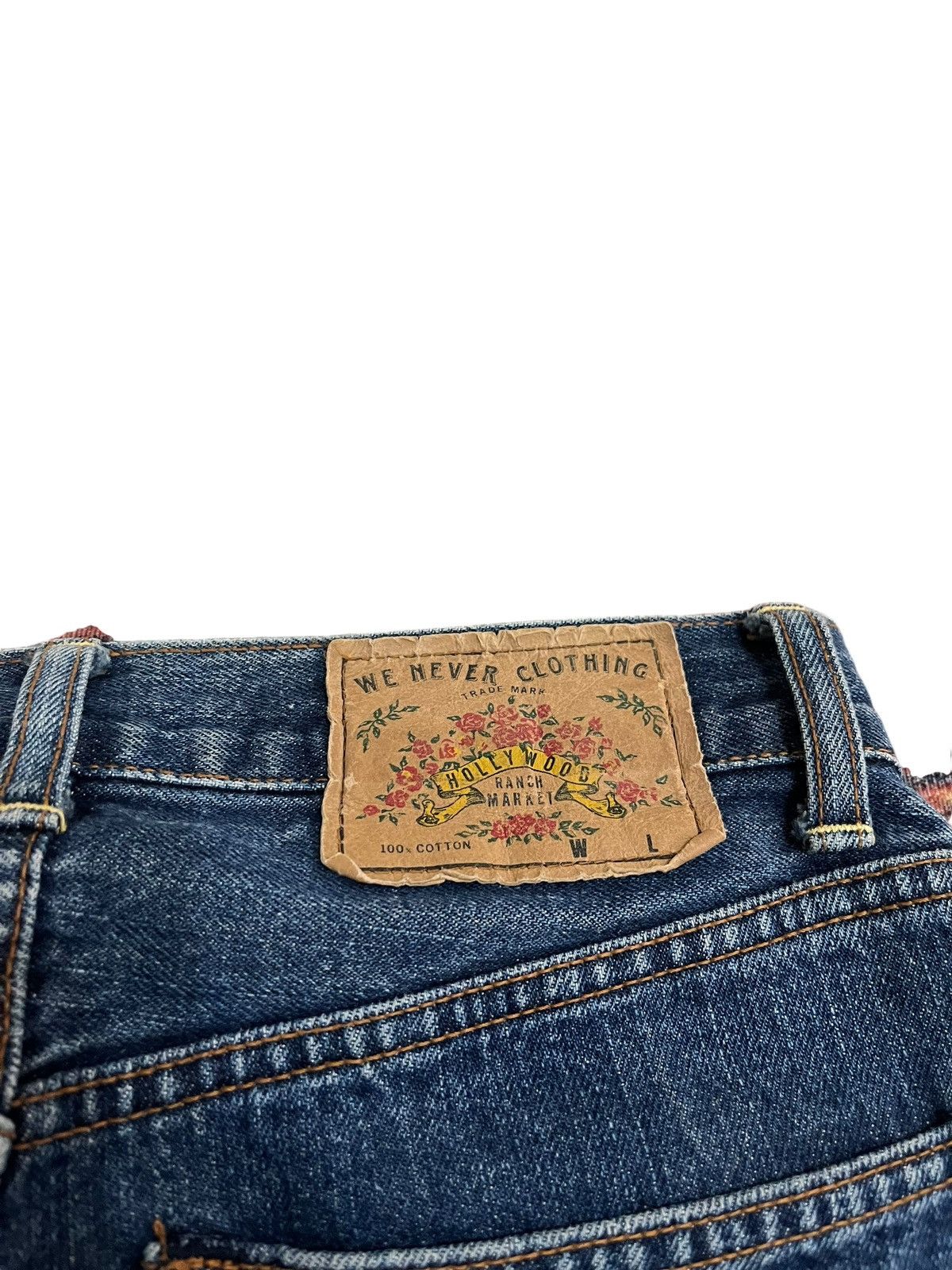 Blue Blue Japan × HOLLYWOOD RANCH MARKET Vintage Hr Market blue blue japan in size 26 x 29 inches Size US 26 / EU 42 - 6 Thumbnail