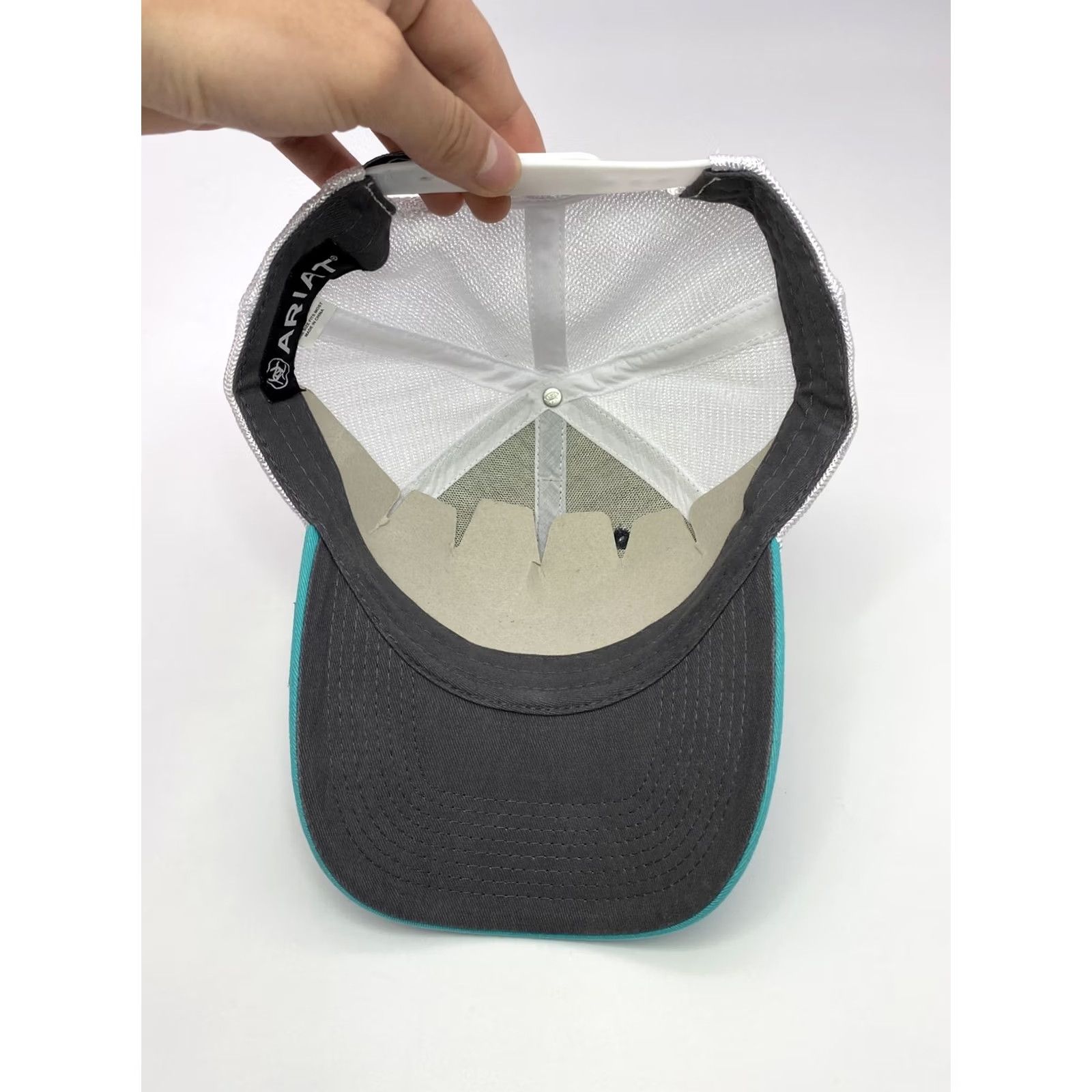 Ariat ARIAT WESTERN HAT BASEBALL SNAPBACK TEAL SILVER HORSEBACK RIDING COWGIRL COWBOY Size ONE SIZE - 5 Thumbnail