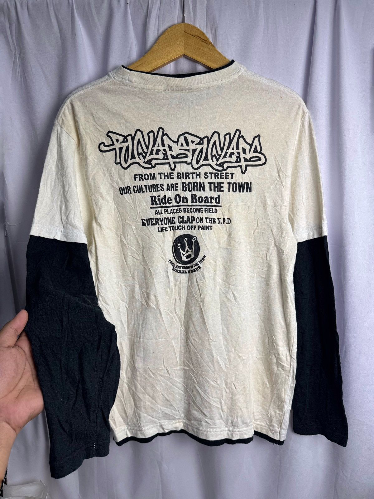 Hysteric Glamour × Japanese Brand × PPFM Double Layers Oblo Long Sleeve Size US M / EU 48-50 / 2 - 2 Thumbnail
