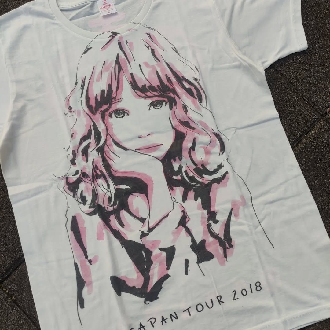 Band Tees Maneki Kecak Chiai Fujikawa Live 2018 Idol Tee Size US M / EU 48-50 / 2 - 3 Thumbnail