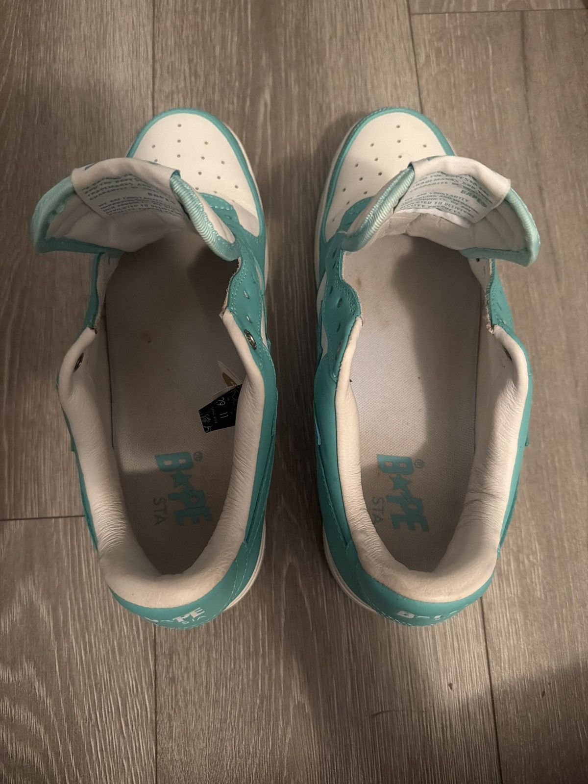 Bape 2022 White green bapesta Size US 11 / EU 44 - 11 Thumbnail