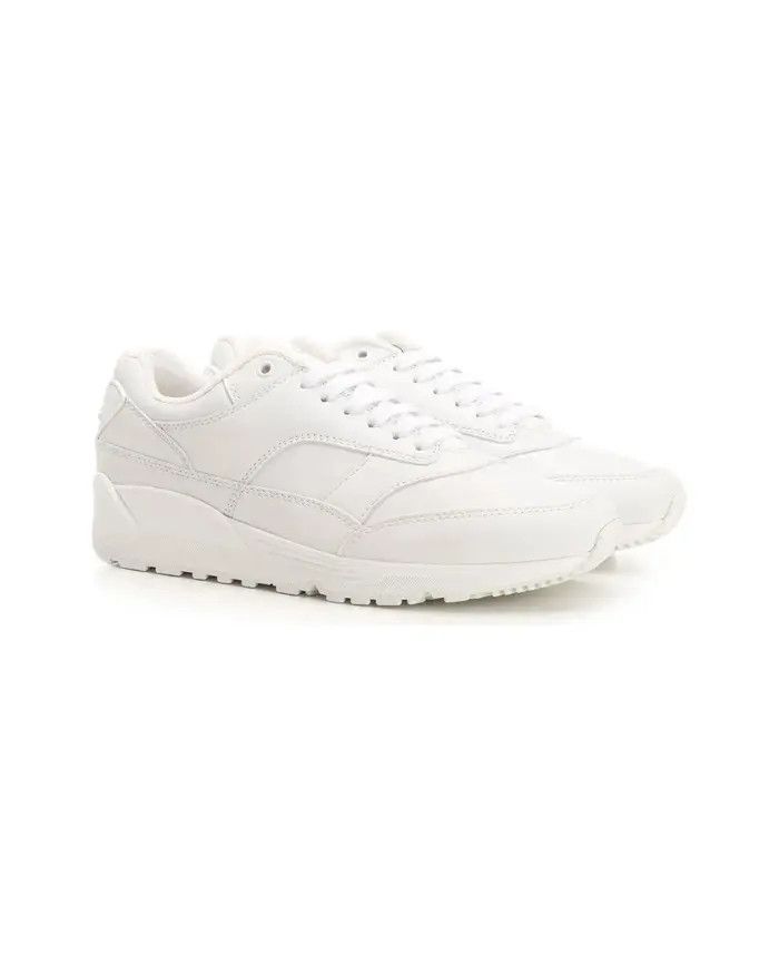 Saint Laurent Paris oc11z0526 757319 Bump Sneakers In Smooth Leather in White Size US 6.5 / EU 39-40 - 2 Thumbnail