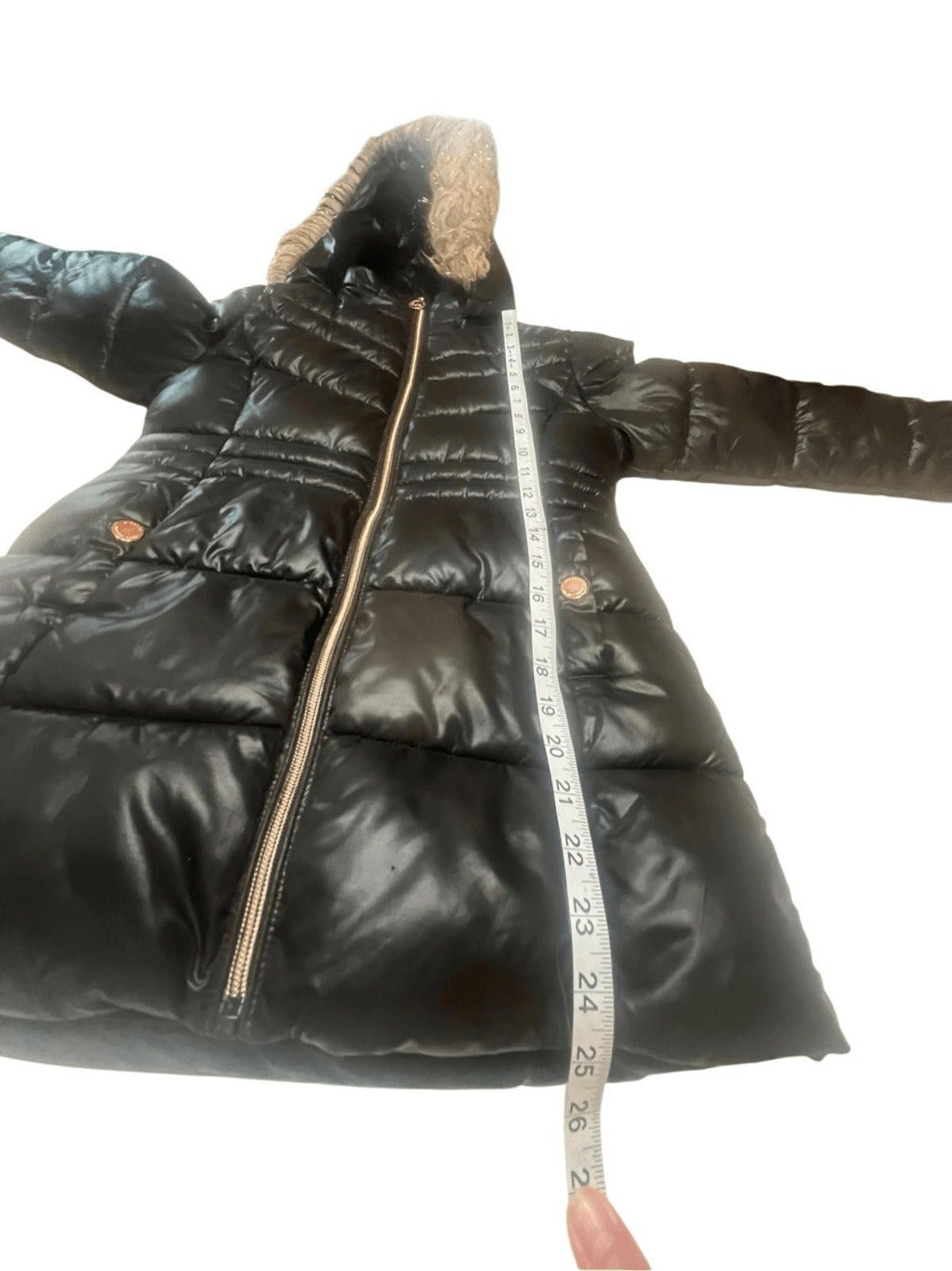 Michael Kors Michael Kors Girls Puffer Hooded Jacket Sz 7-8 Black Size ONE SIZE - 7 Thumbnail