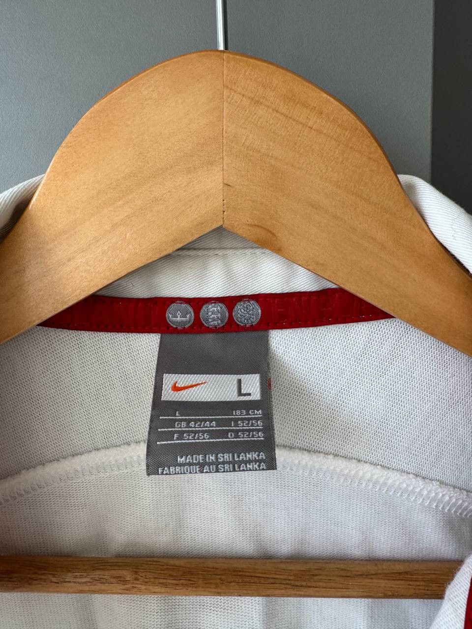 Nike Nike England Rugby Jersey O2 Long Sleeve 2000s (Odell 09) Size US L / EU 52-54 / 3 - 3 Thumbnail