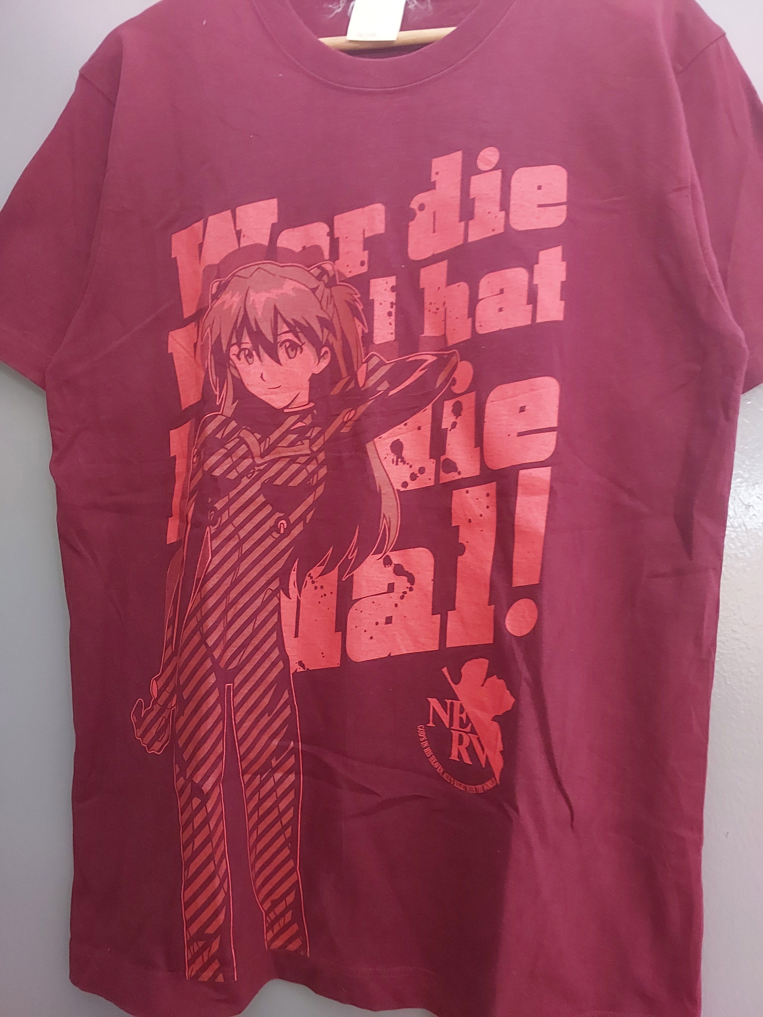Anime EVANGELION ANIME ASUKA LANGLEY T SHIRT Size US L / EU 52-54 / 3 - 2 Thumbnail