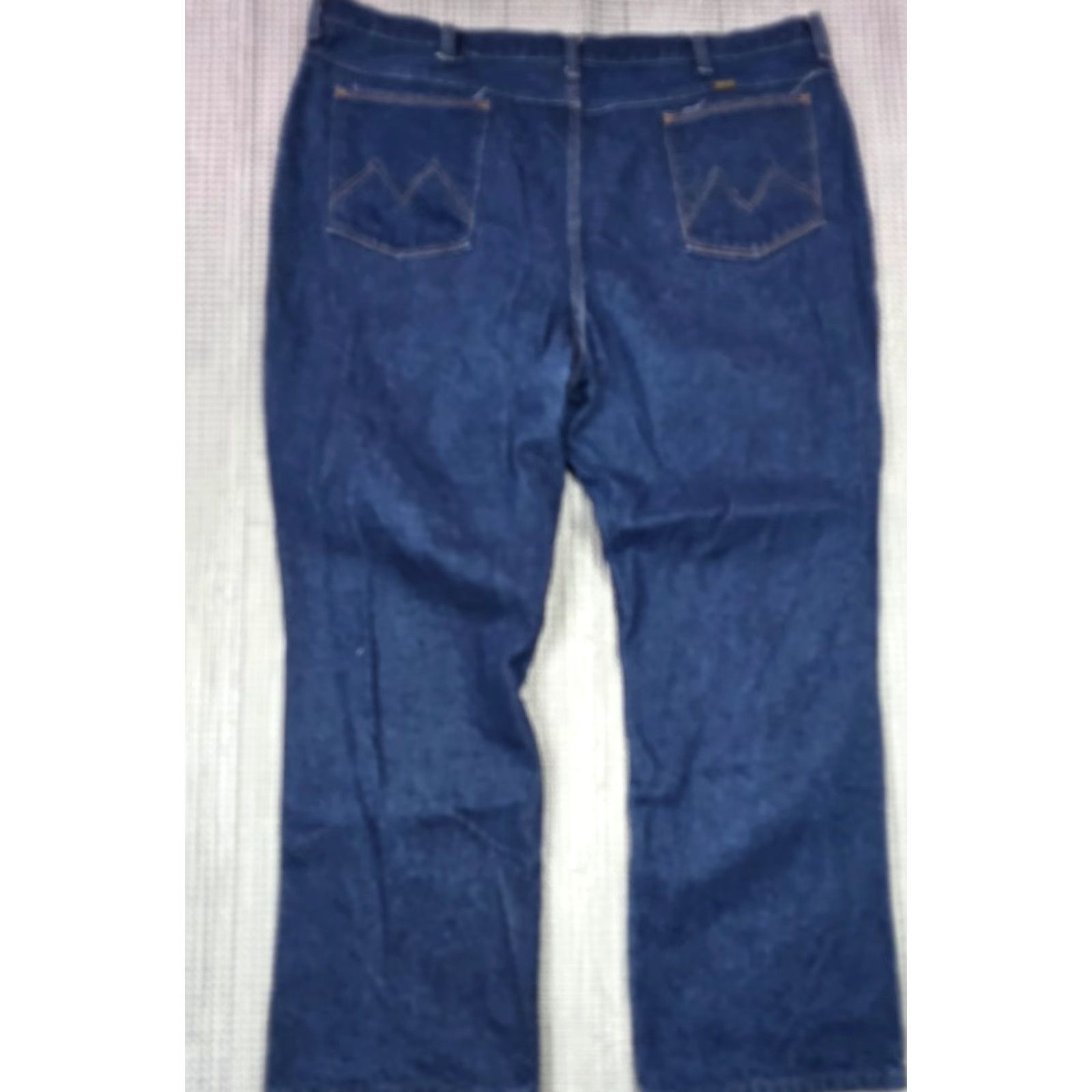 Denime VINTAGE Maverick Jeans Mens 44x30 Denim Blue Dark Wash 80s 90s USA Made Straight 5-Pocket Size US 44 / EU 60 - 5 Thumbnail