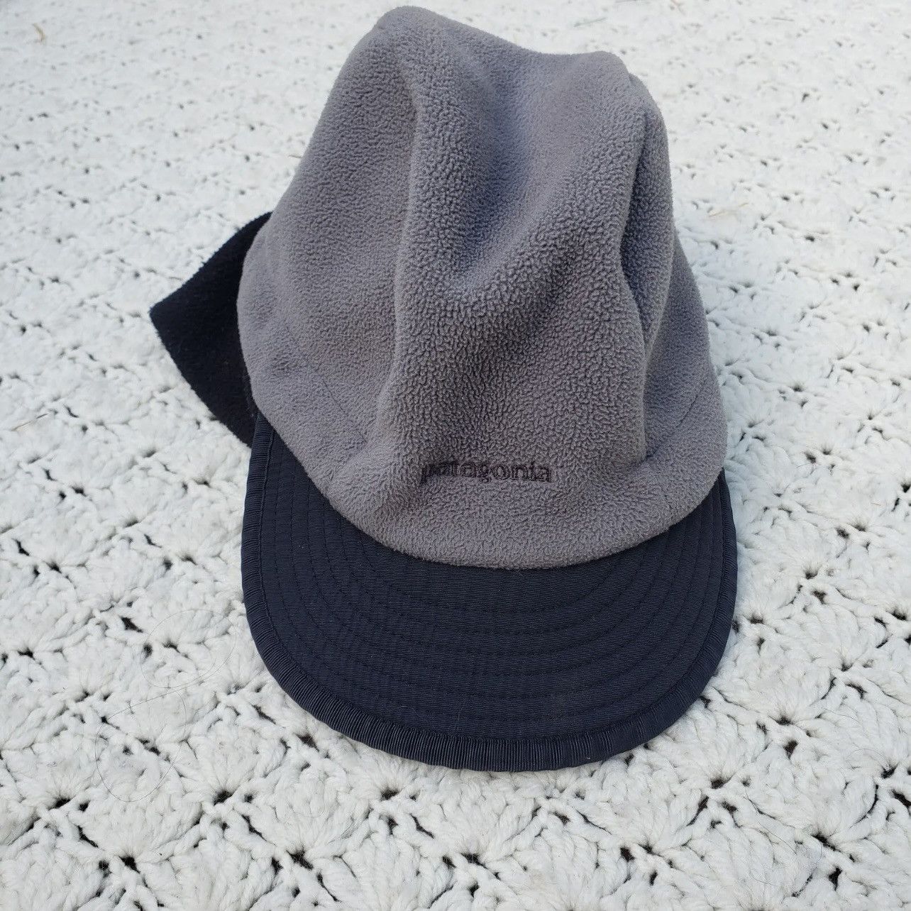 Patagonia × Vintage Vintage Patagonia Fleece Duck Bill Hat Size ONE SIZE - 2 Thumbnail