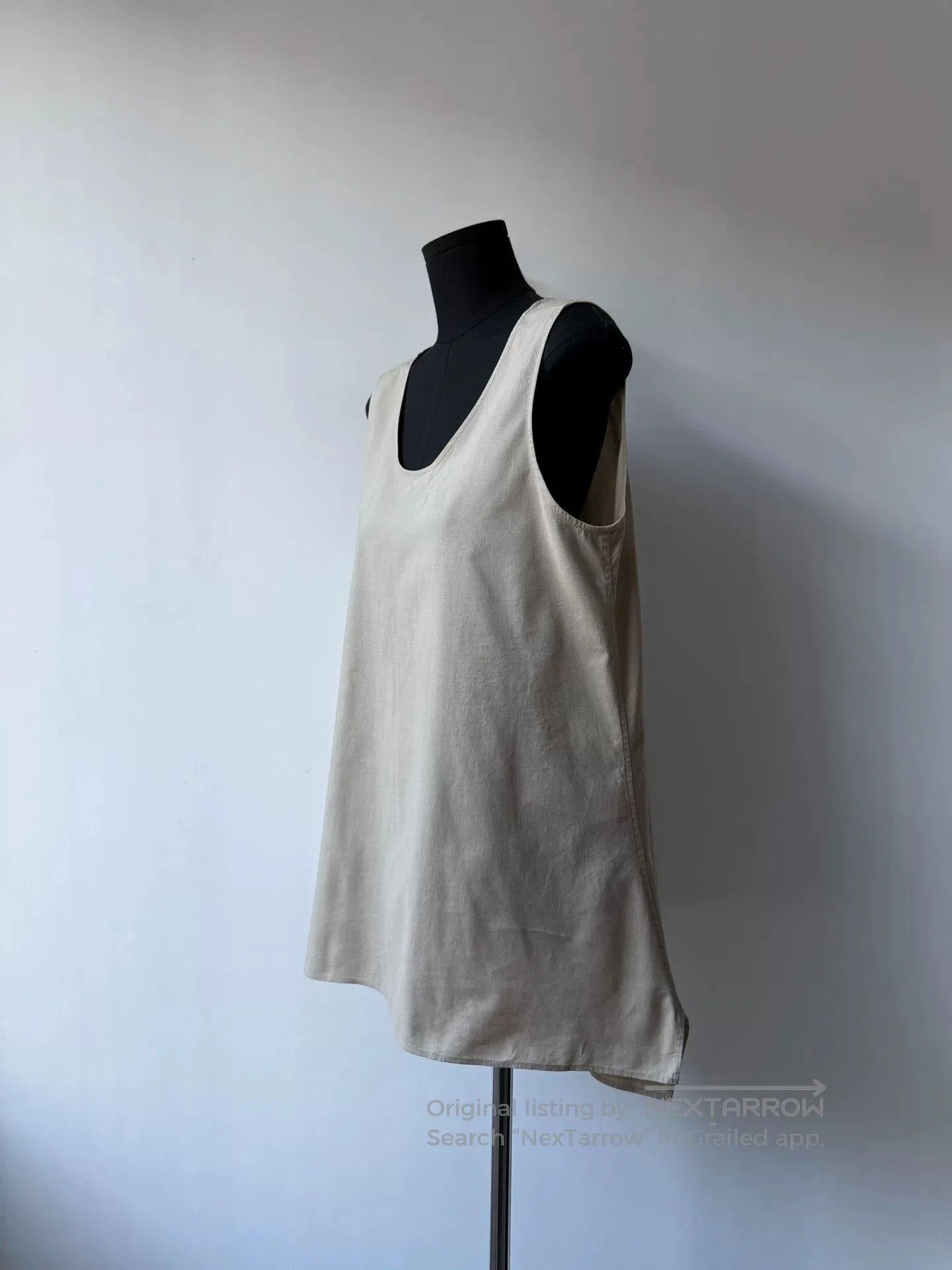 Y's Yohji Yamamoto Y's Zen-Inspired Sleeveless Top. Size S / US 4 / IT 40 - 4 Thumbnail