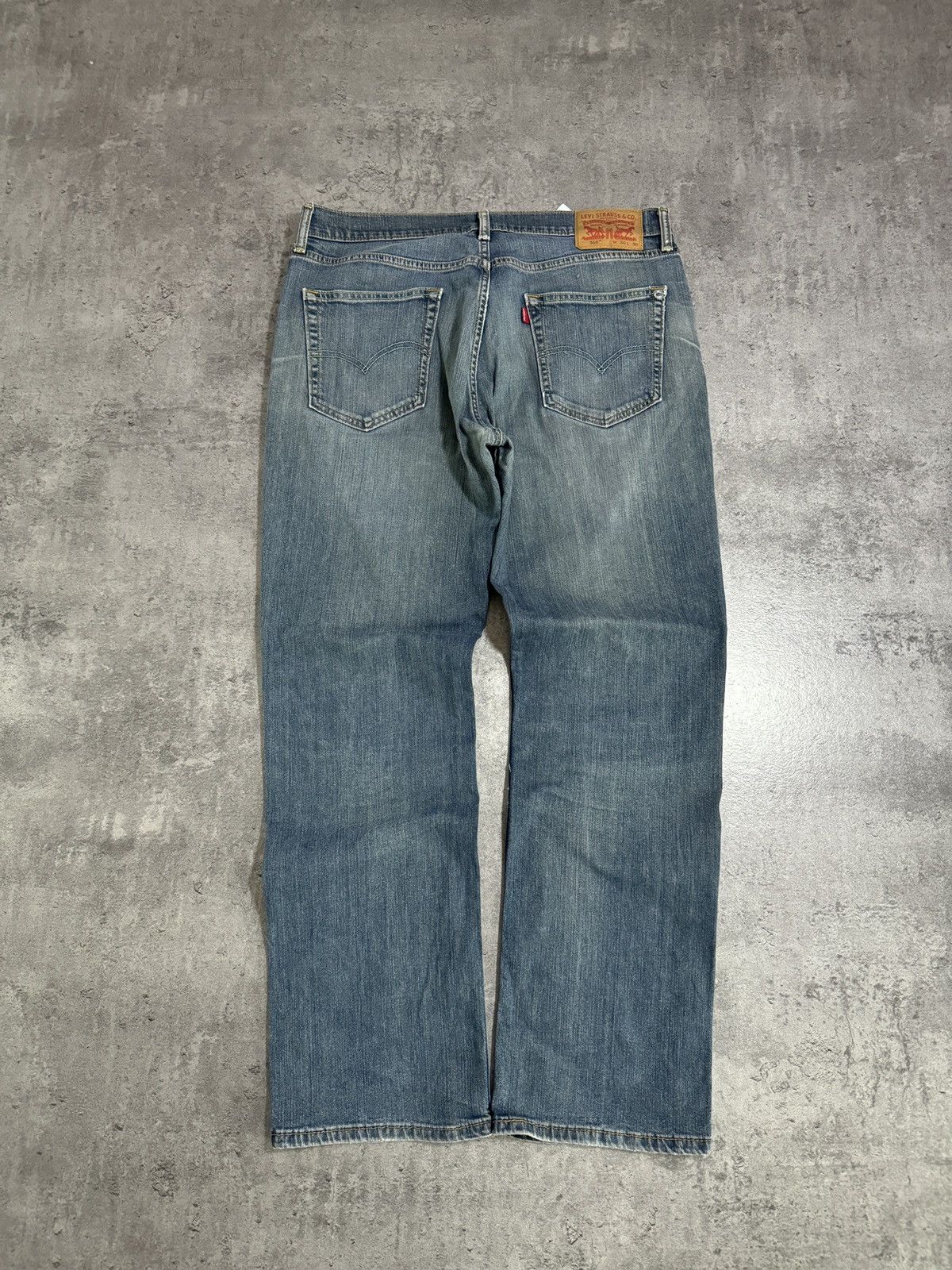 Japanese Brand × Levi's × Vintage Levi’s 514 Baggy Jeans Denim Logo Vintage Rap Skate Blue Size US 36 / EU 52 - 1 Thumbnail