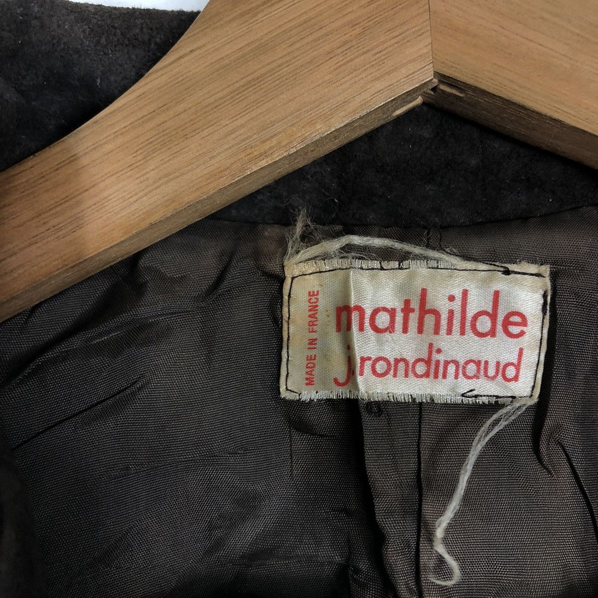 Vintage 🔥90s Made In France Genuine Leather Jacket Mathilde Jronina Size US M / EU 48-50 / 2 - 13 Thumbnail