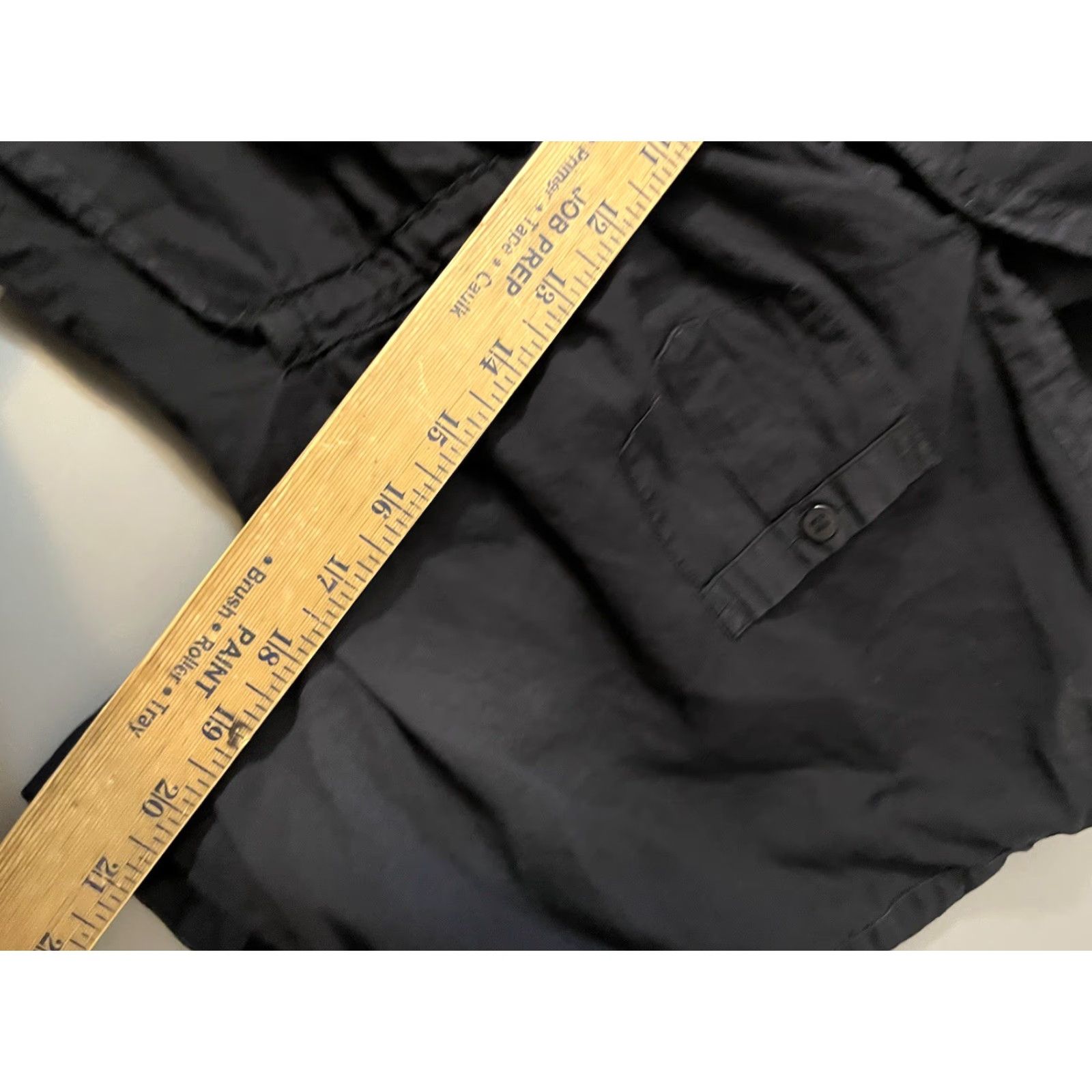 H&M H&M Womens Button-Up Top Black 100% Cotton Short Sleeve Collared Casual Size 16 Slim Regular Shirt Womens Size XXL / US 16-18 / IT 52-54 - 5 Thumbnail