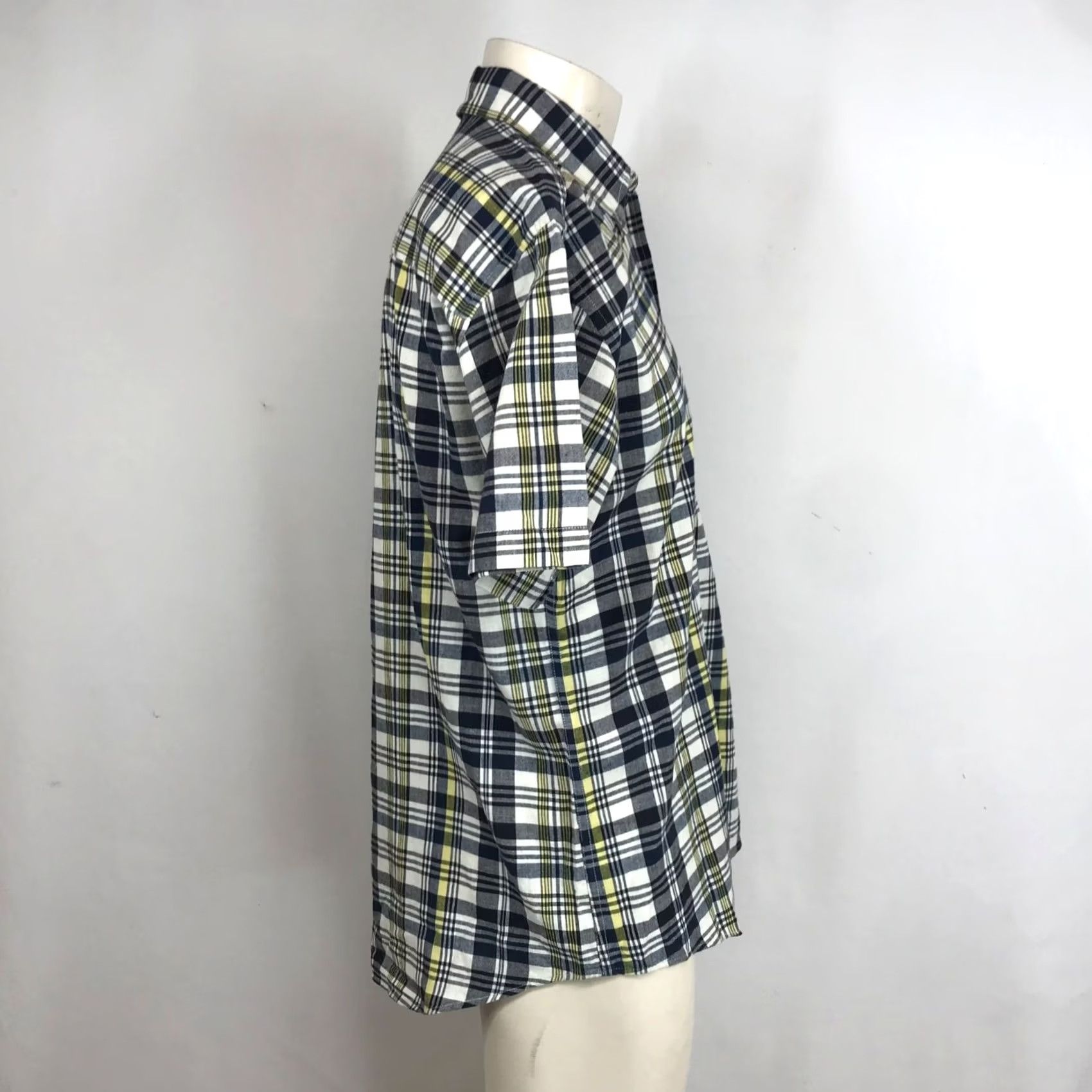 Pendleton PENDLETON Shirt Mens Medium NAVY & CREAM PLAID OCEANSIDE SHORT SLEEVE BUTTON Size US M / EU 48-50 / 2 - 4 Thumbnail