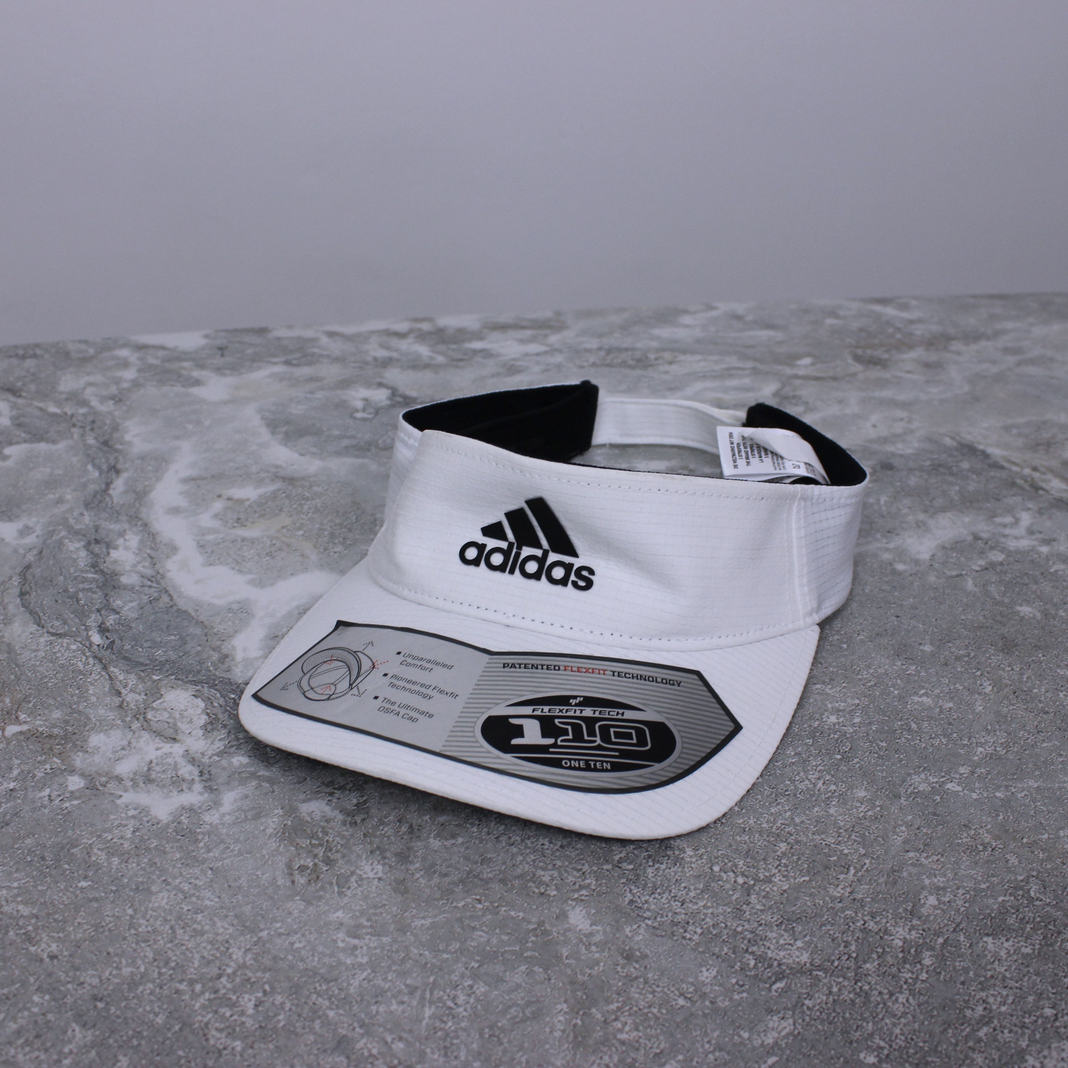Adidas Adidas Flexfit 110 Sports Visor OSFA Cap vintage Size ONE SIZE - 2 Thumbnail