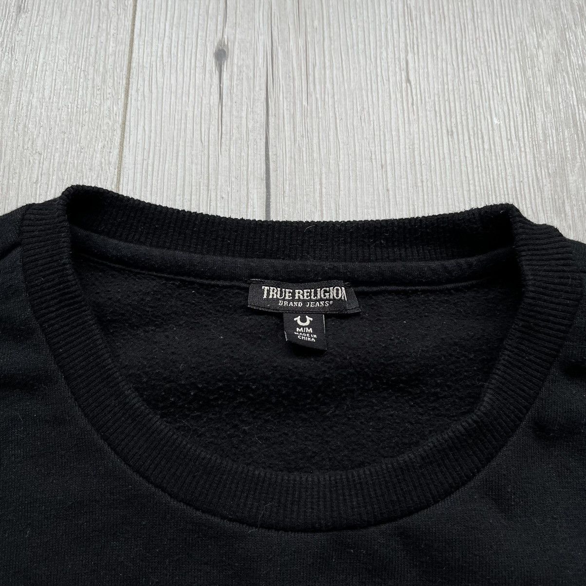 Japanese Brand × True Religion True Religion Big Gold Logo Black Sweatshirt Y2K M size Mens Size US M / EU 48-50 / 2 - 4 Thumbnail