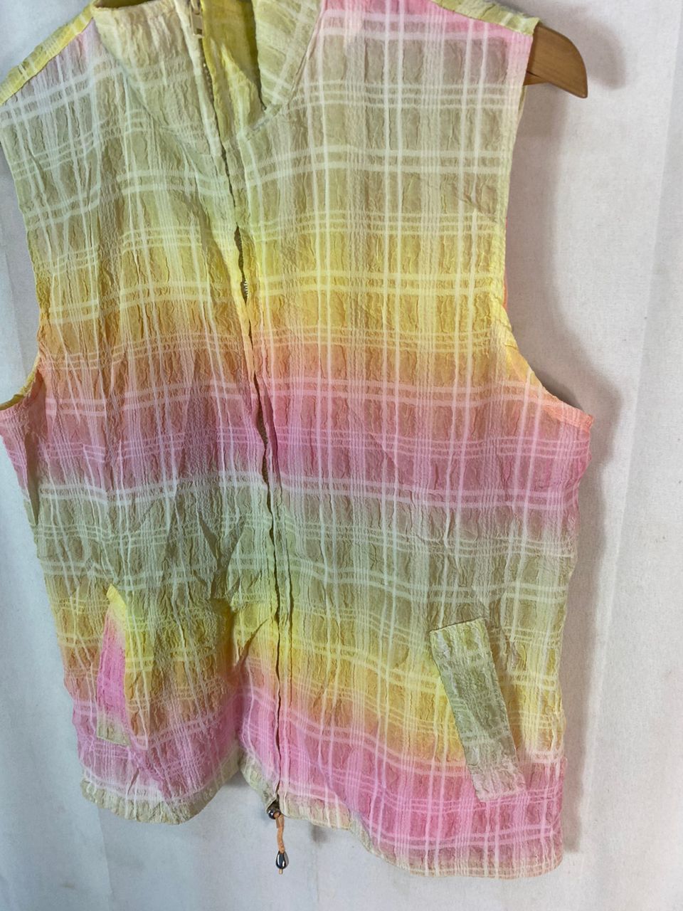 Japanese Brand Japanese brand multicolor zipper vest Size M / US 6-8 / IT 42-44 - 2 Thumbnail