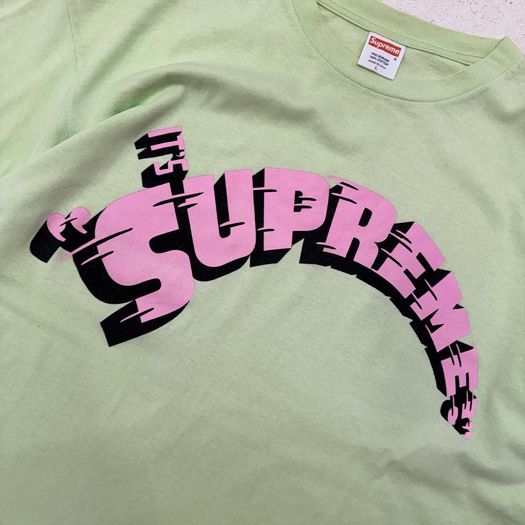 Supreme Supreme 2006 "It's Supreme" Green Tee (L) Size US L / EU 52-54 / 3 - 2 Thumbnail