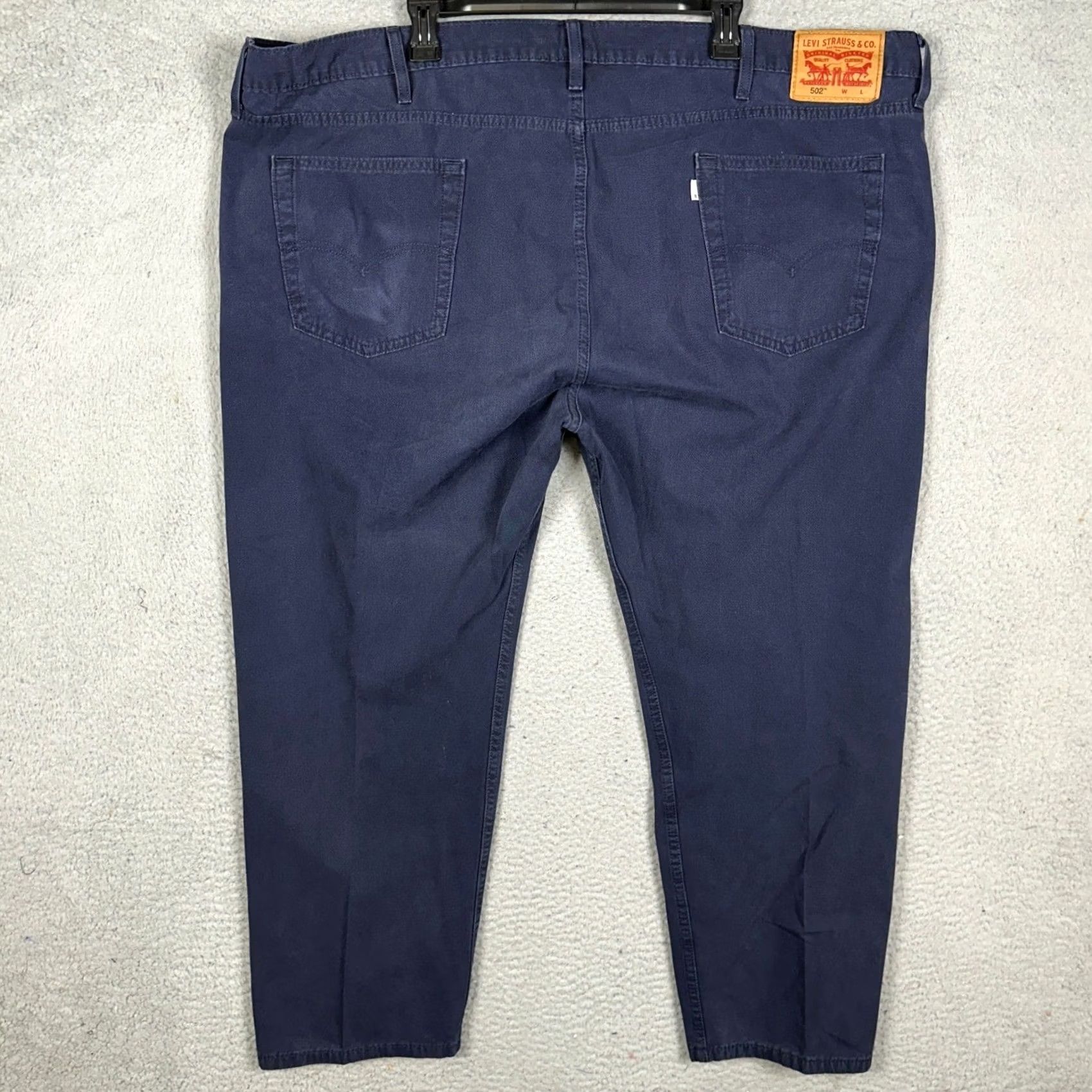 Levi's Levi's 502 Regular Taper Pants Mens 48 Navy Blue Chino 5-Pocket Utility Business Casual Workwear Mens Size US 32 / EU 48 - 2 Thumbnail