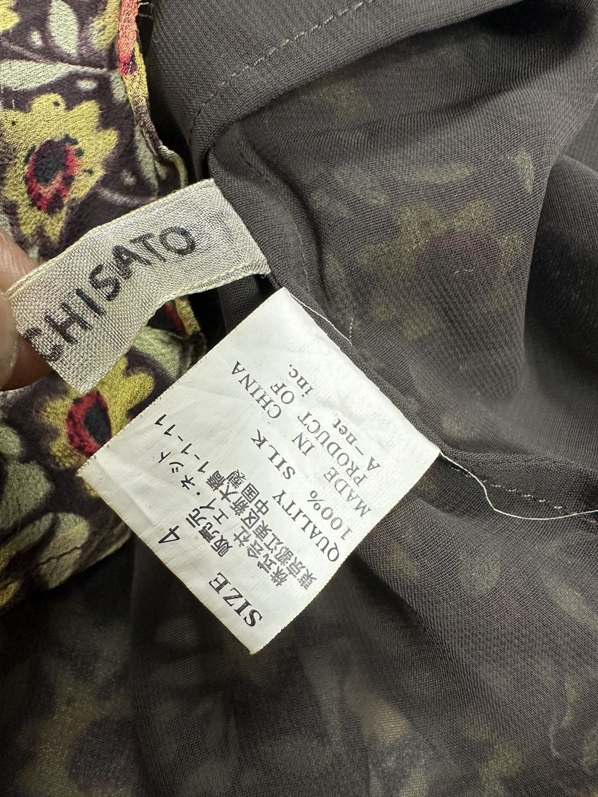 Issey Miyake × Tsumori Chisato Tsumori Chisato by Issey Miyake Silk Tops Size L / US 10 / IT 46 - 17 Thumbnail