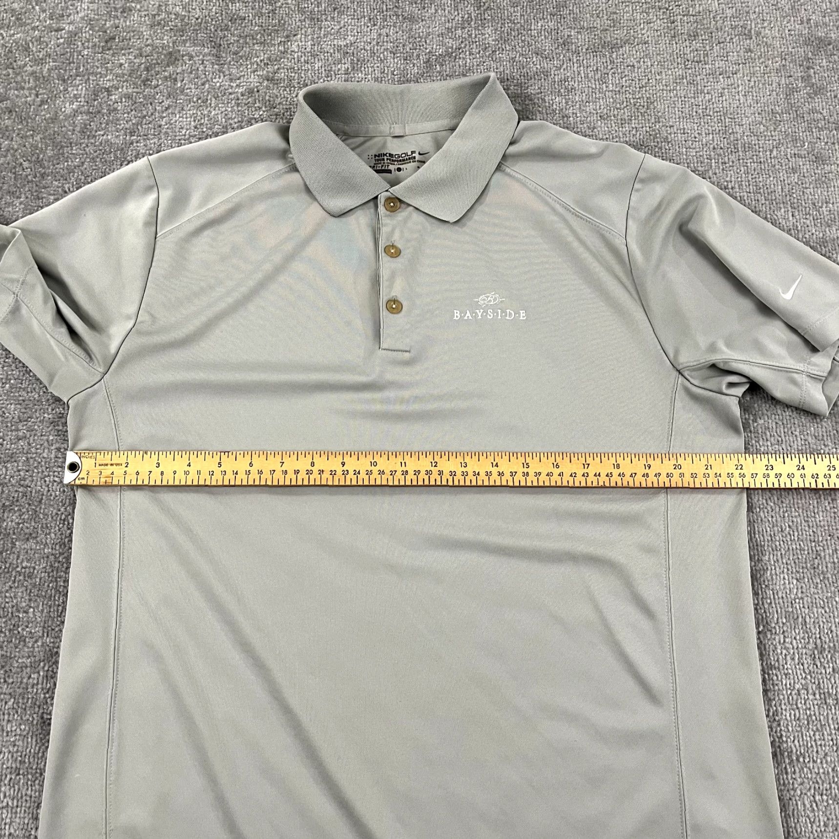 Nike Nike Polo Shirt Mens Large Gray Tour Performance Bayside Resort Delaware Golf Size US L / EU 52-54 / 3 - 6 Thumbnail