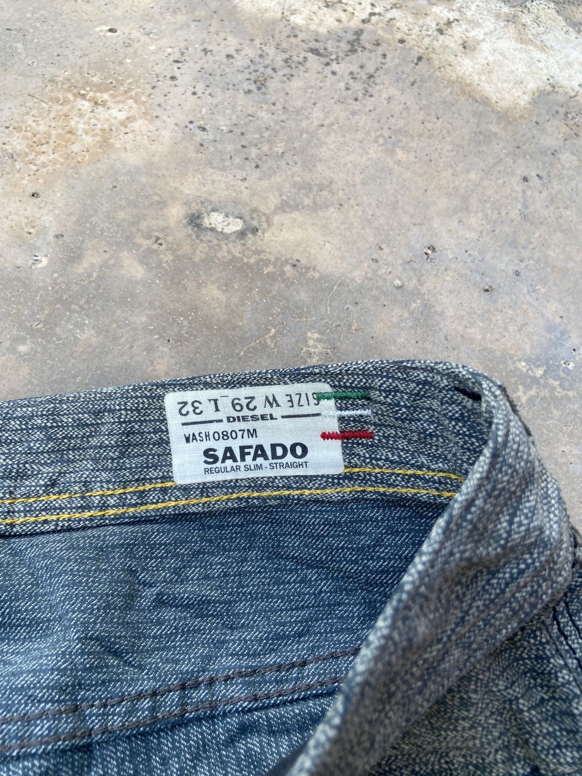 Diesel Diesel Safado Vintage Wash Jeans – Italian Craftsmanship Size US 32 / EU 48 - 6 Thumbnail