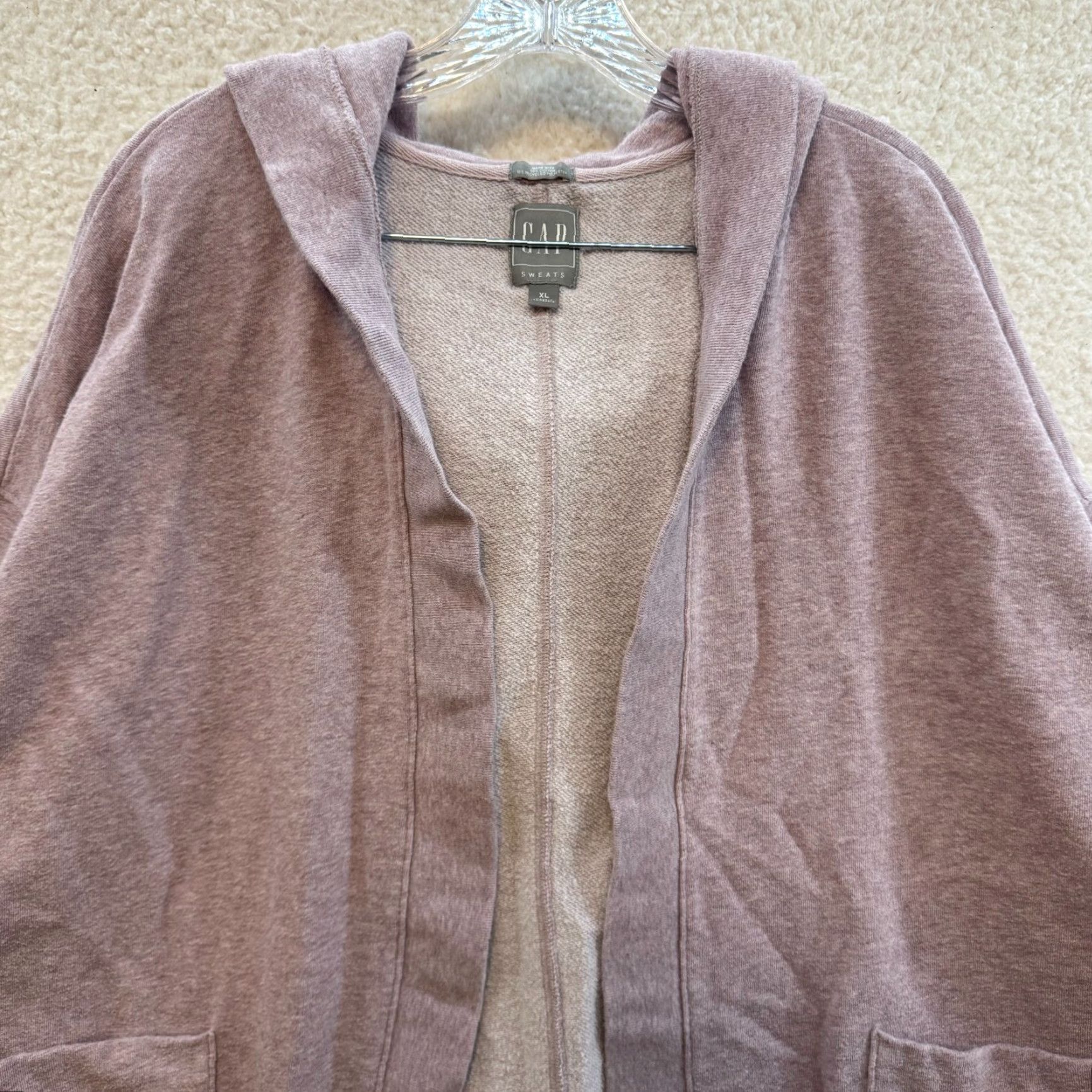 Gap VINTAGE? Gap Cardigan Sweater Large XL Womens Purple Open Front Lounge Casual Cozy Size XL / US 12-14 / IT 48-50 - 3 Thumbnail