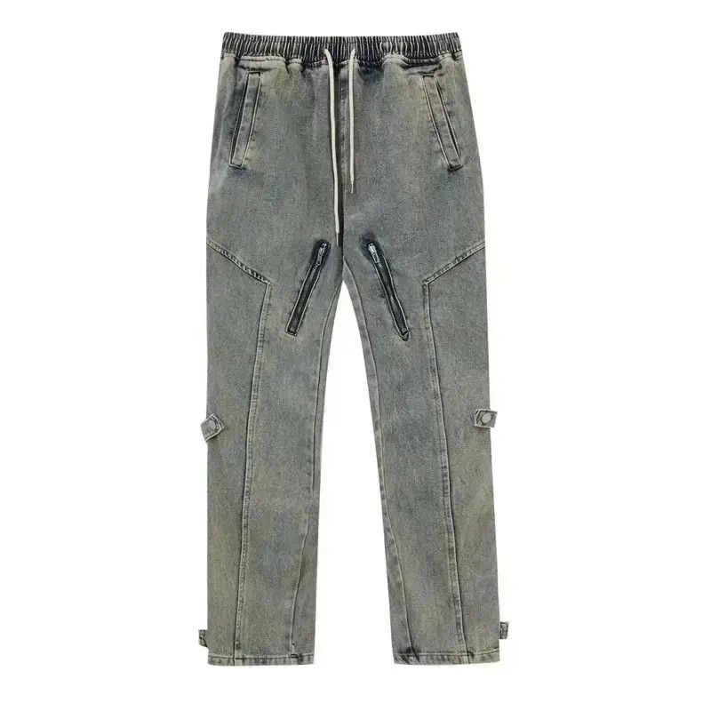 Japanese Brand Retro washed micro flared casual jeans Size US 32 / EU 48 - 6 Thumbnail