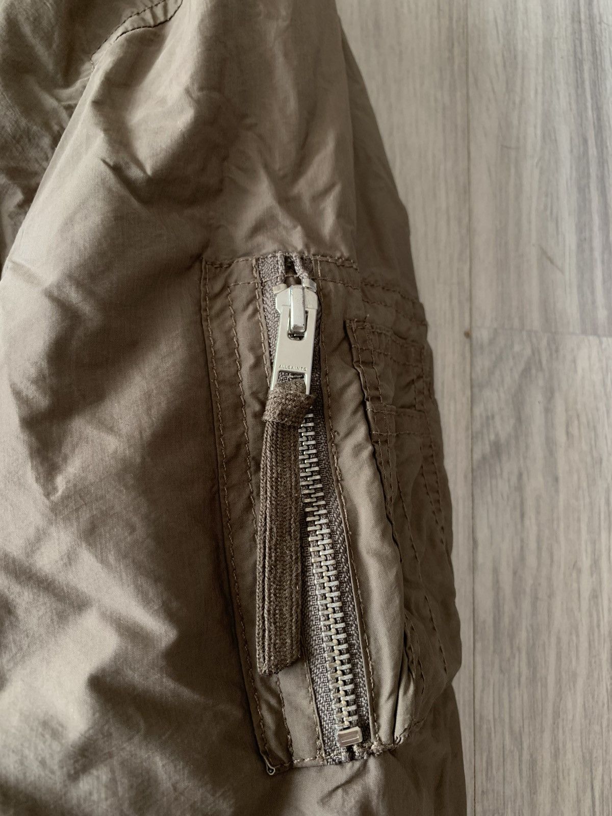 Allsaints × Alpha Industries × Japanese Brand Allsaints Reversible vintage Y2K Faded Bomber Alpha Style Size US S / EU 44-46 / 1 - 6 Thumbnail