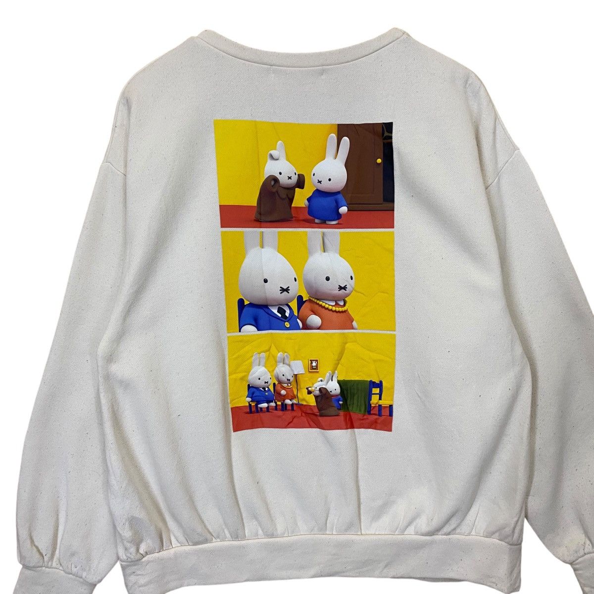 Anime × Japanese Brand MIFFY AND FRIEND BIG LOGO CREWNECK SWEATSHIRT Size US M / EU 48-50 / 2 - 6 Thumbnail